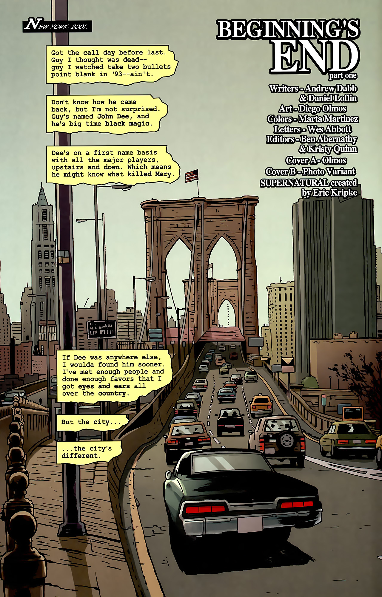 Read online Supernatural: Beginning's End comic -  Issue #1 - 3