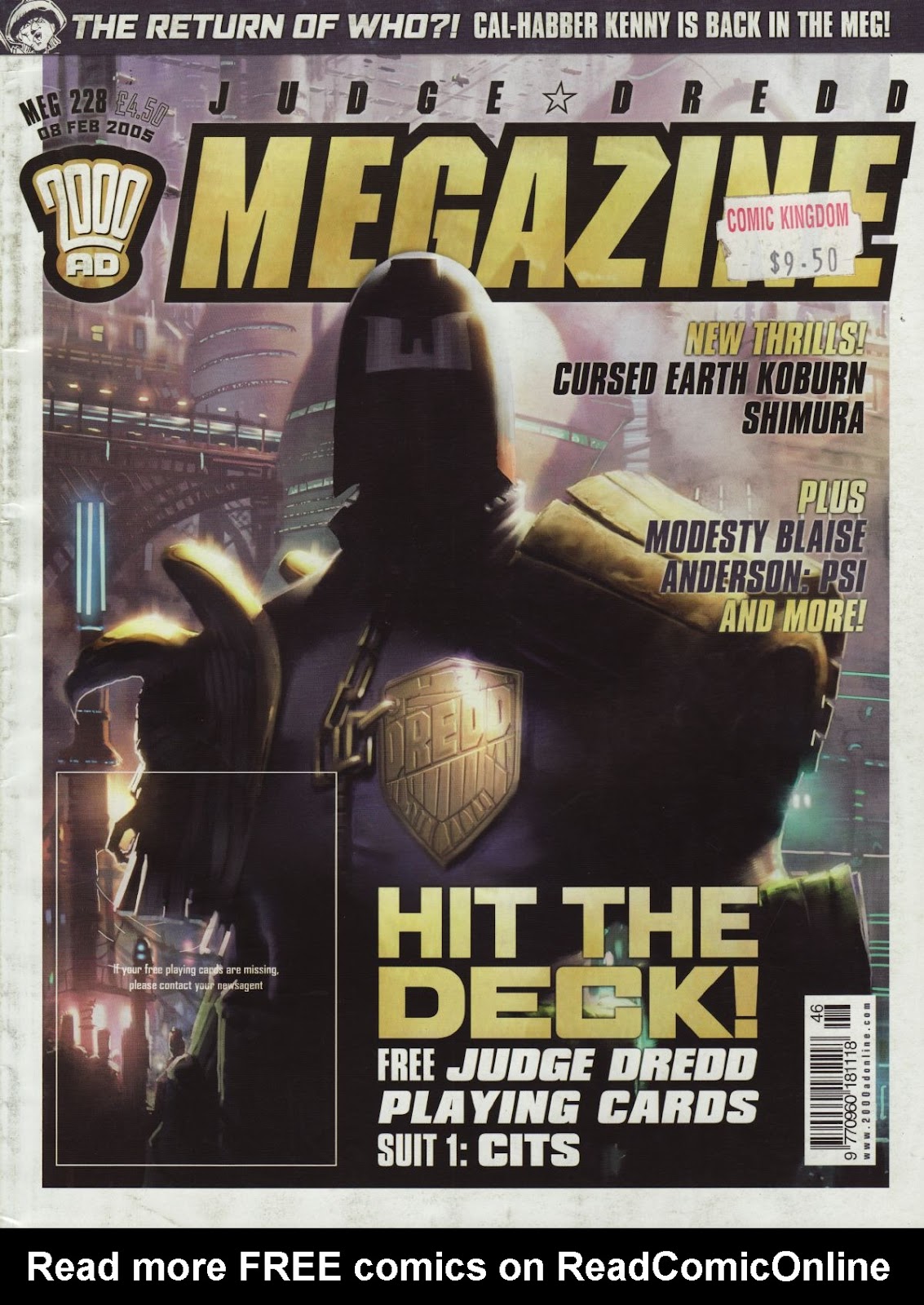 Judge Dredd Megazine (Vol. 5) issue 228 - Page 1