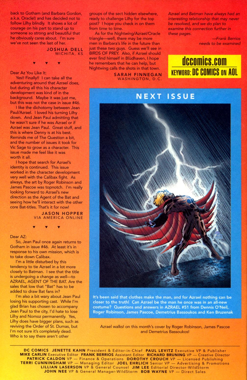 Read online Azrael: Agent of the Bat comic -  Issue #50 - 25