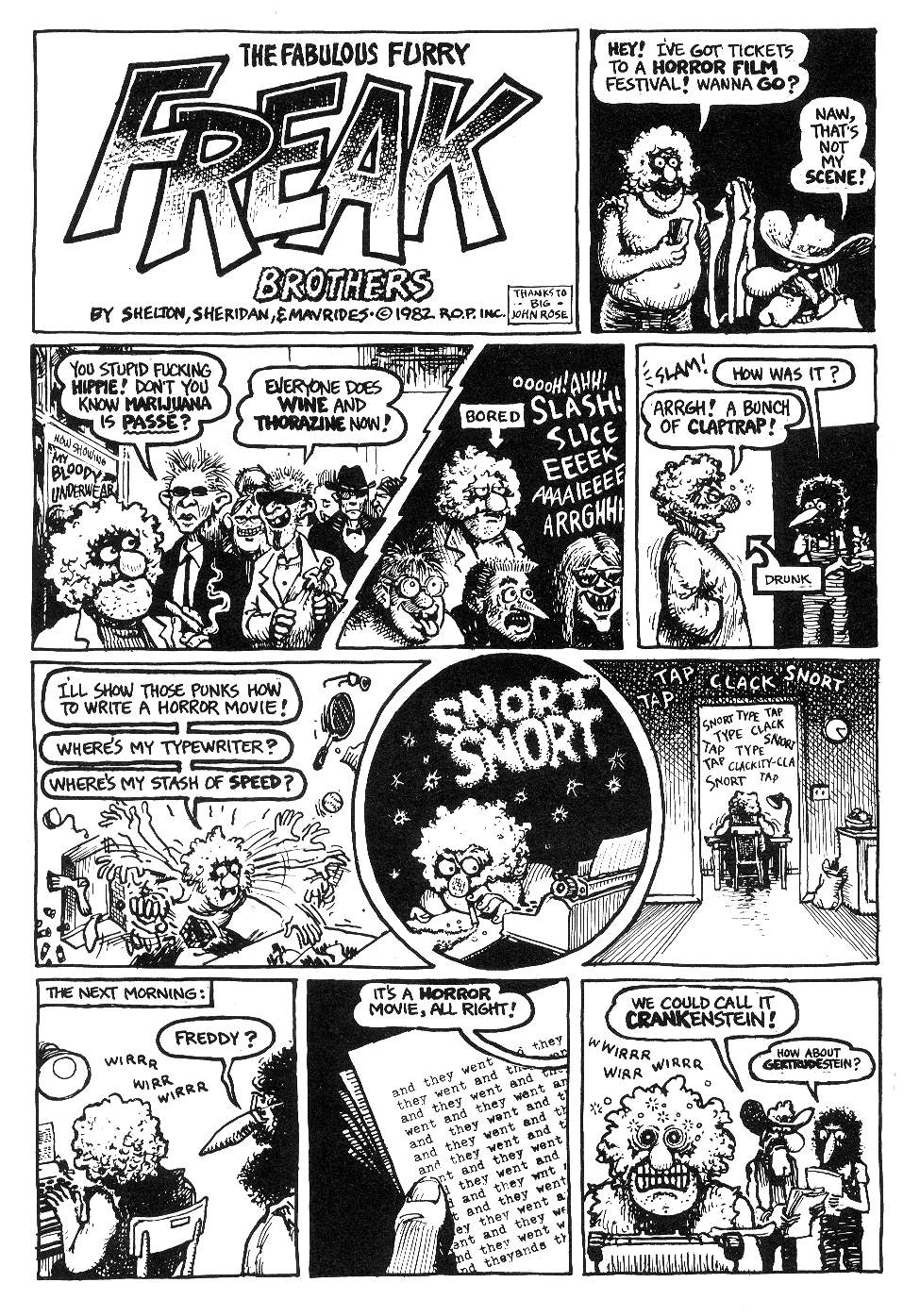 Read online The Fabulous Furry Freak Brothers comic -  Issue #7 - 16