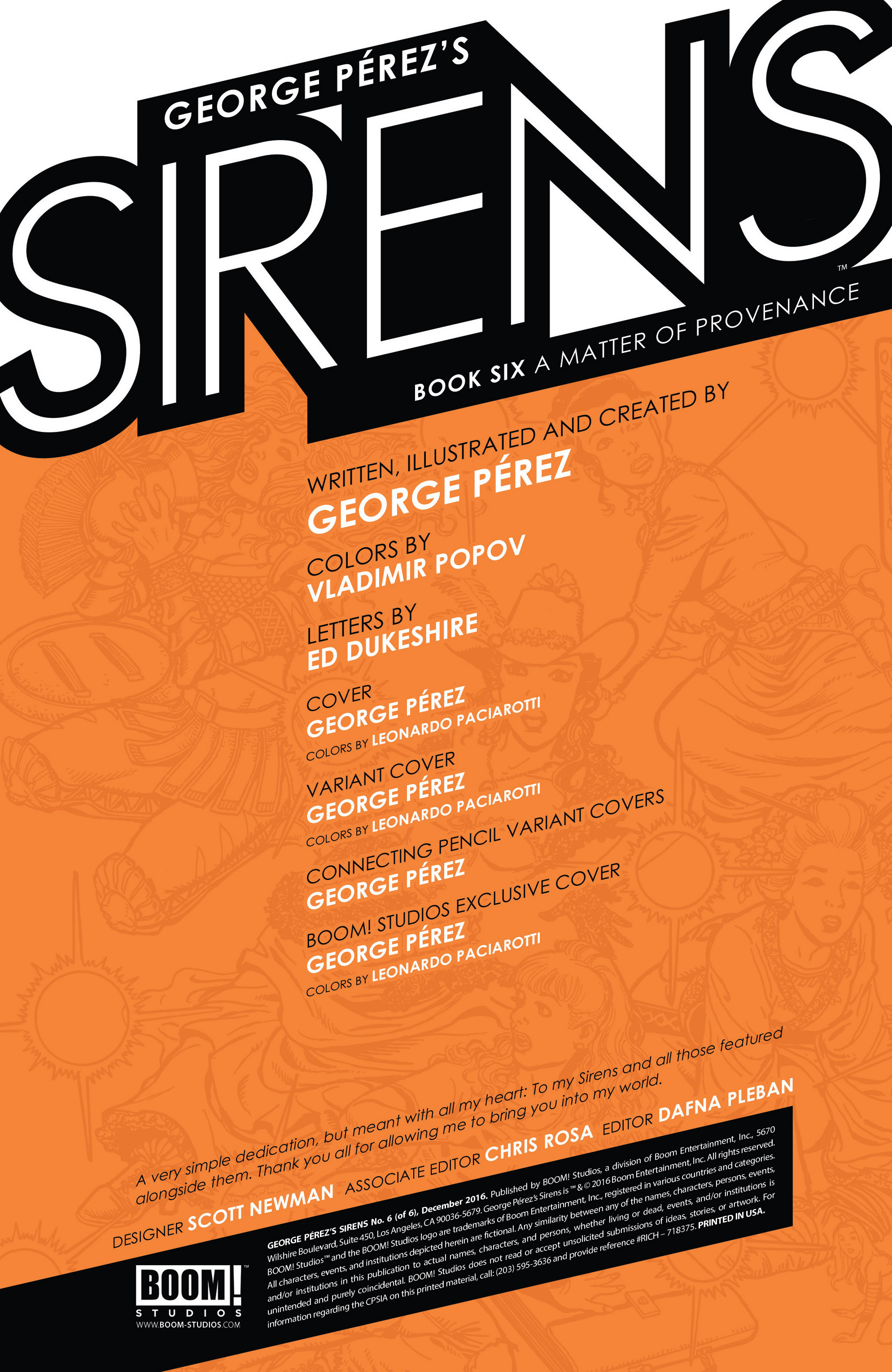 Read online George Pérez's Sirens comic -  Issue #6 - 2