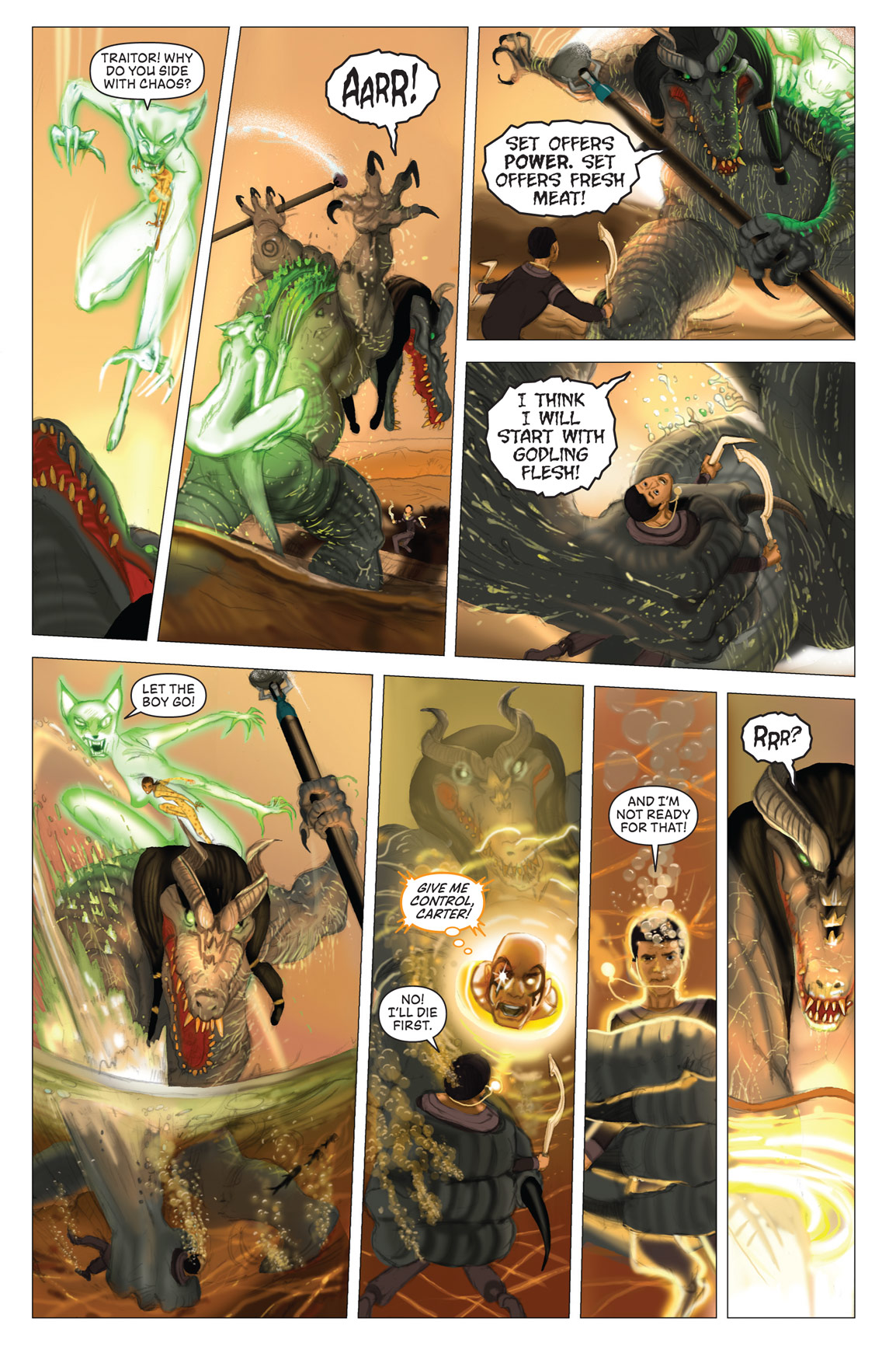 Read online The Kane Chronicles comic -  Issue # TPB 1 - 131