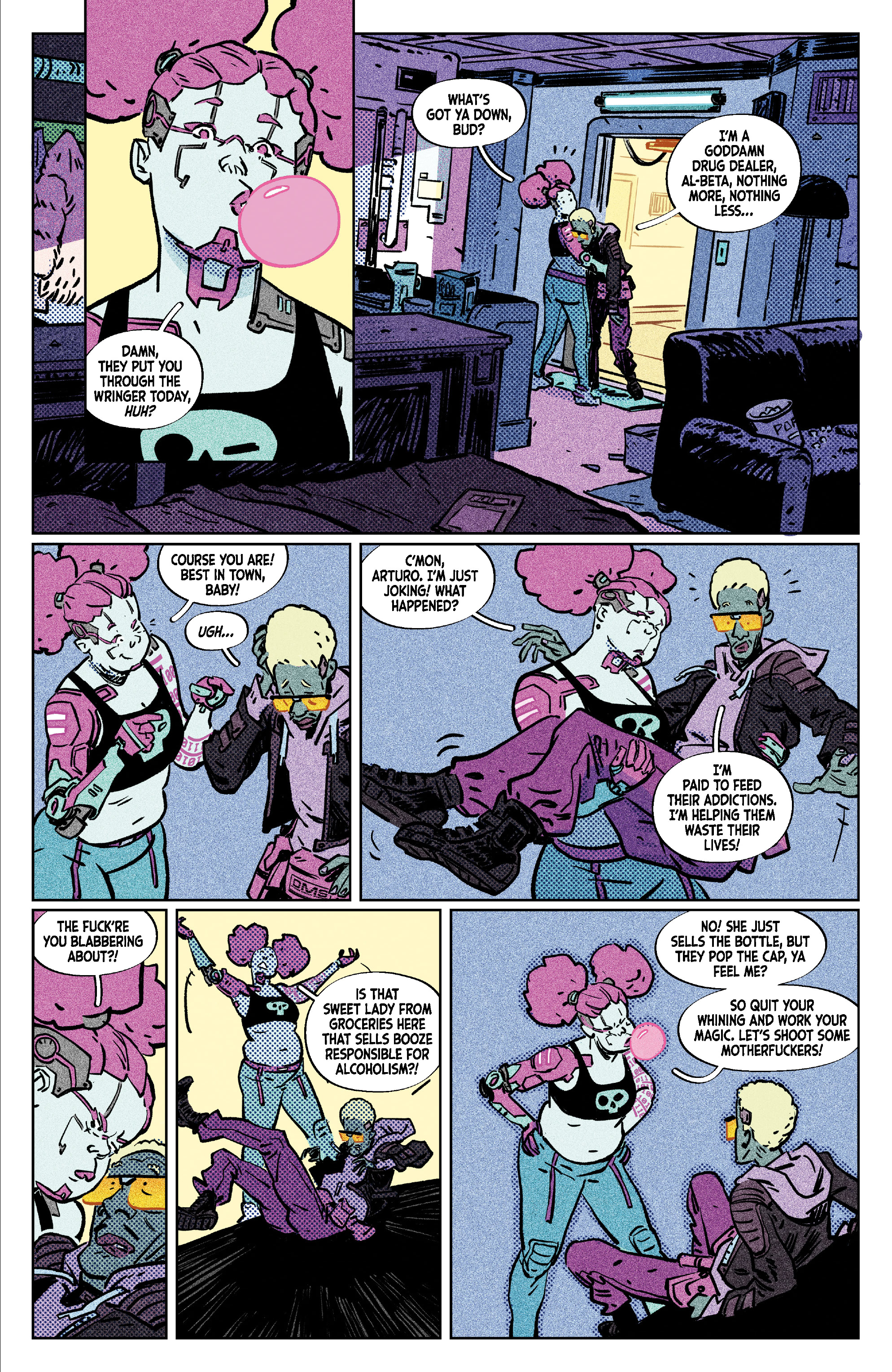 Read online Cyberpunk 2077: Blackout comic -  Issue #1 - 9