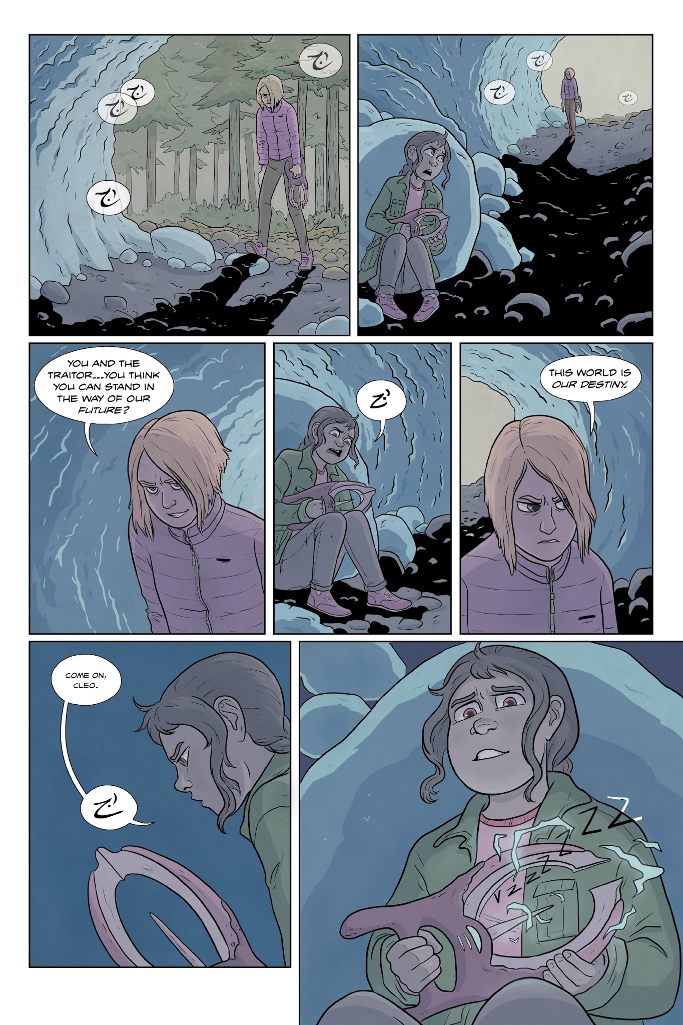 Read online Lifeformed: Cleo Makes Contact comic -  Issue # TPB - 147