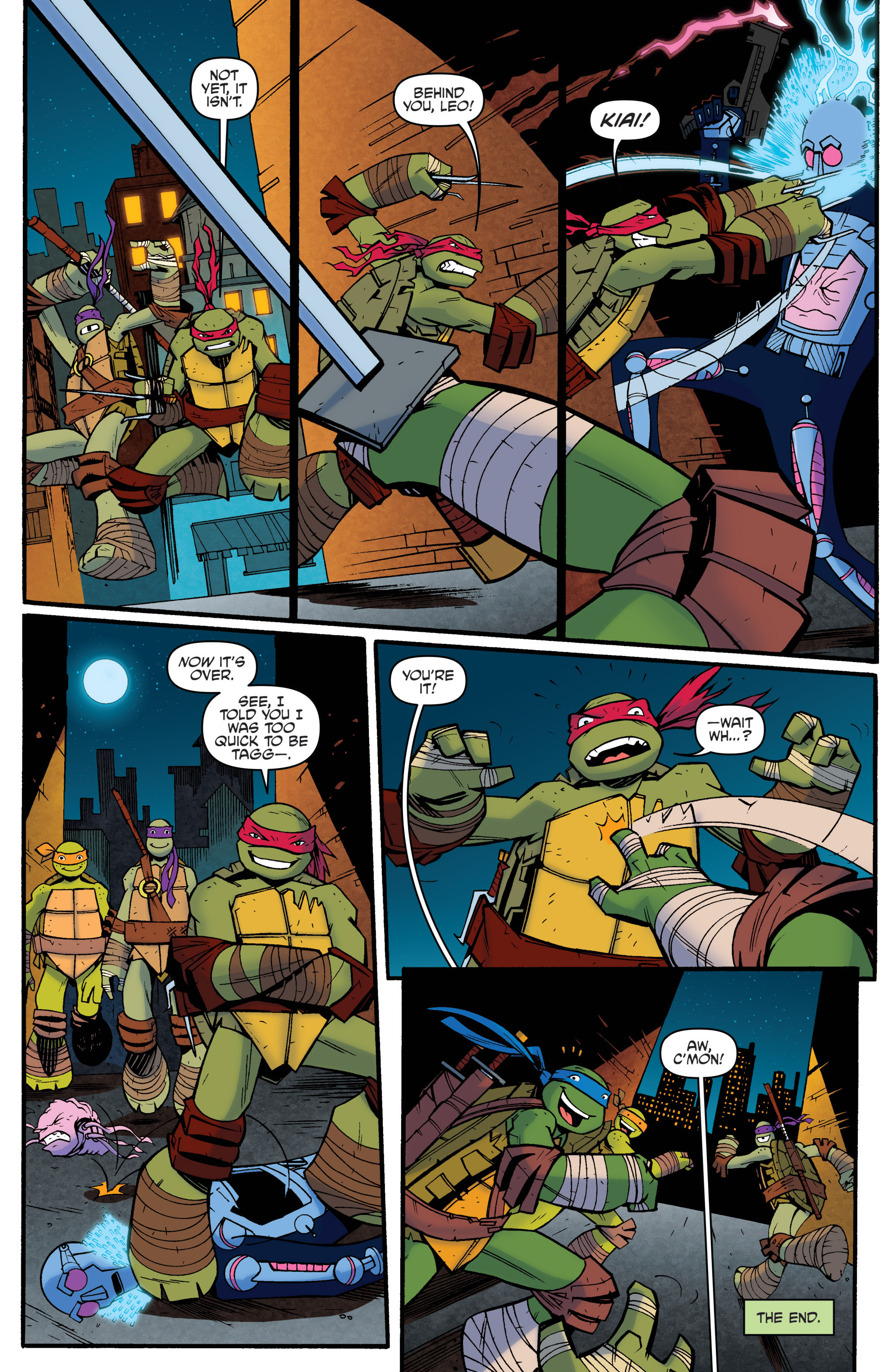 Read online Teenage Mutant Ninja Turtles New Animated Adventures comic -  Issue #22 - 22