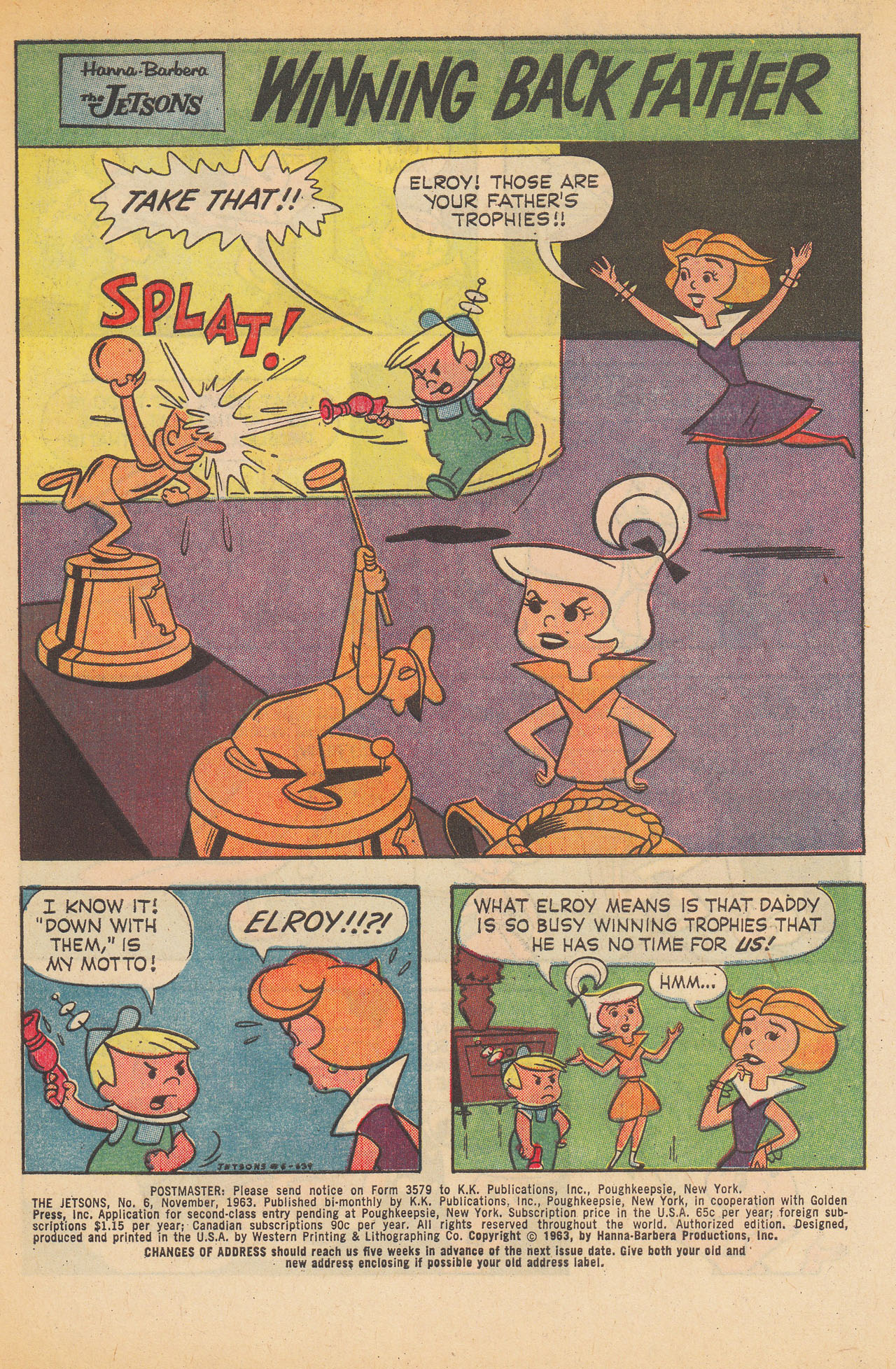 Read online The Jetsons (1963) comic -  Issue #6 - 3