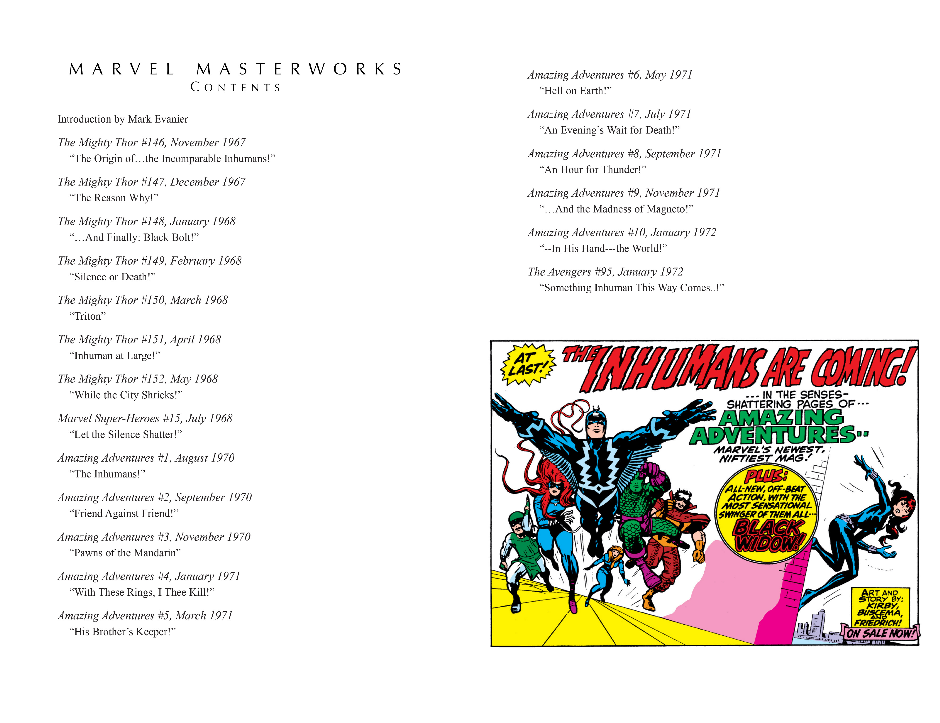 Read online Marvel Masterworks: The Inhumans comic -  Issue # TPB 1 (Part 1) - 4