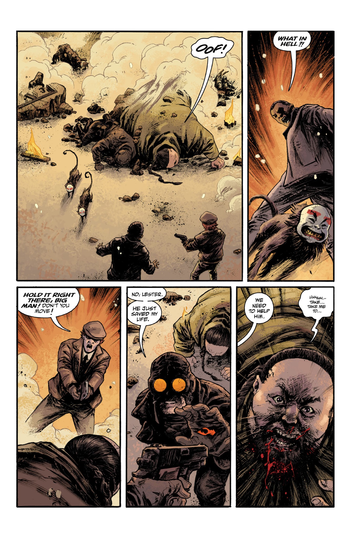 Read online Lobster Johnson: Satan Smells a Rat comic -  Issue # TPB - 93