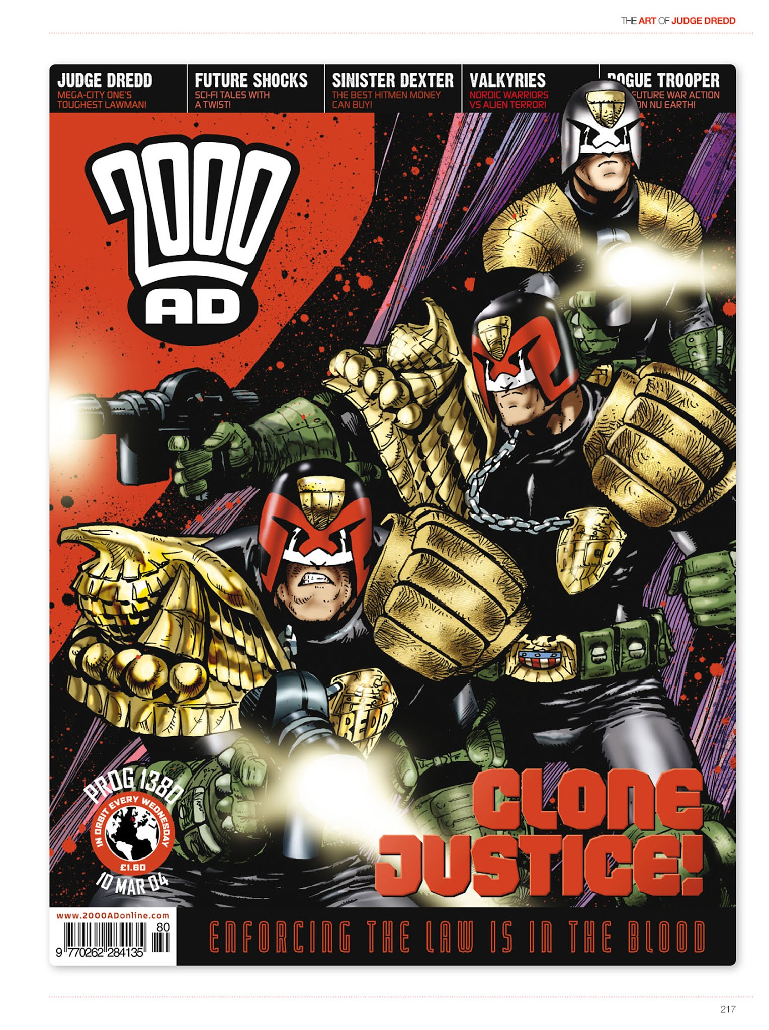 Read online The Art of Judge Dredd: Featuring 35 Years of Zarjaz Covers comic -  Issue # TPB (Part 3) - 37