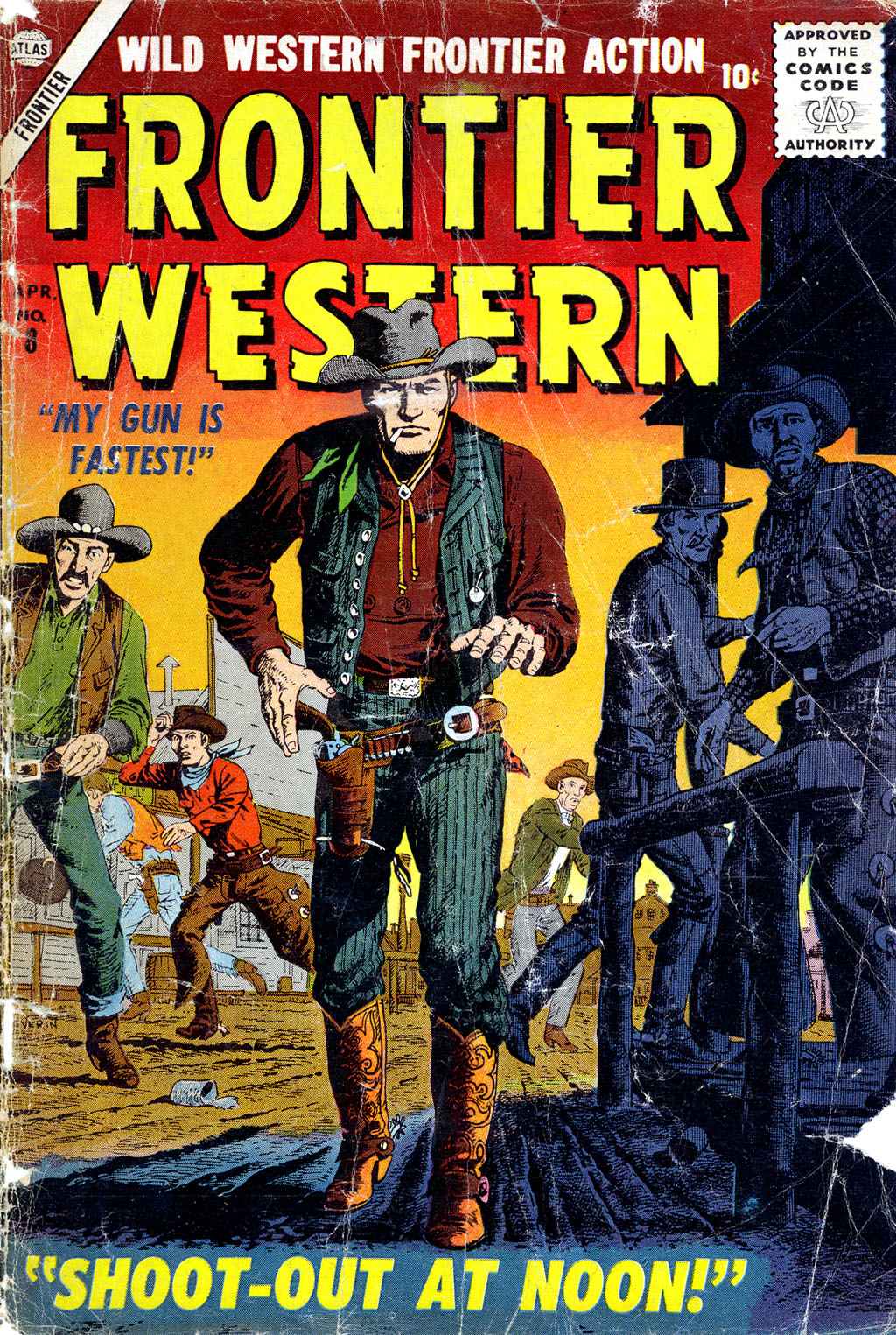 Read online Frontier Western comic -  Issue #8 - 1