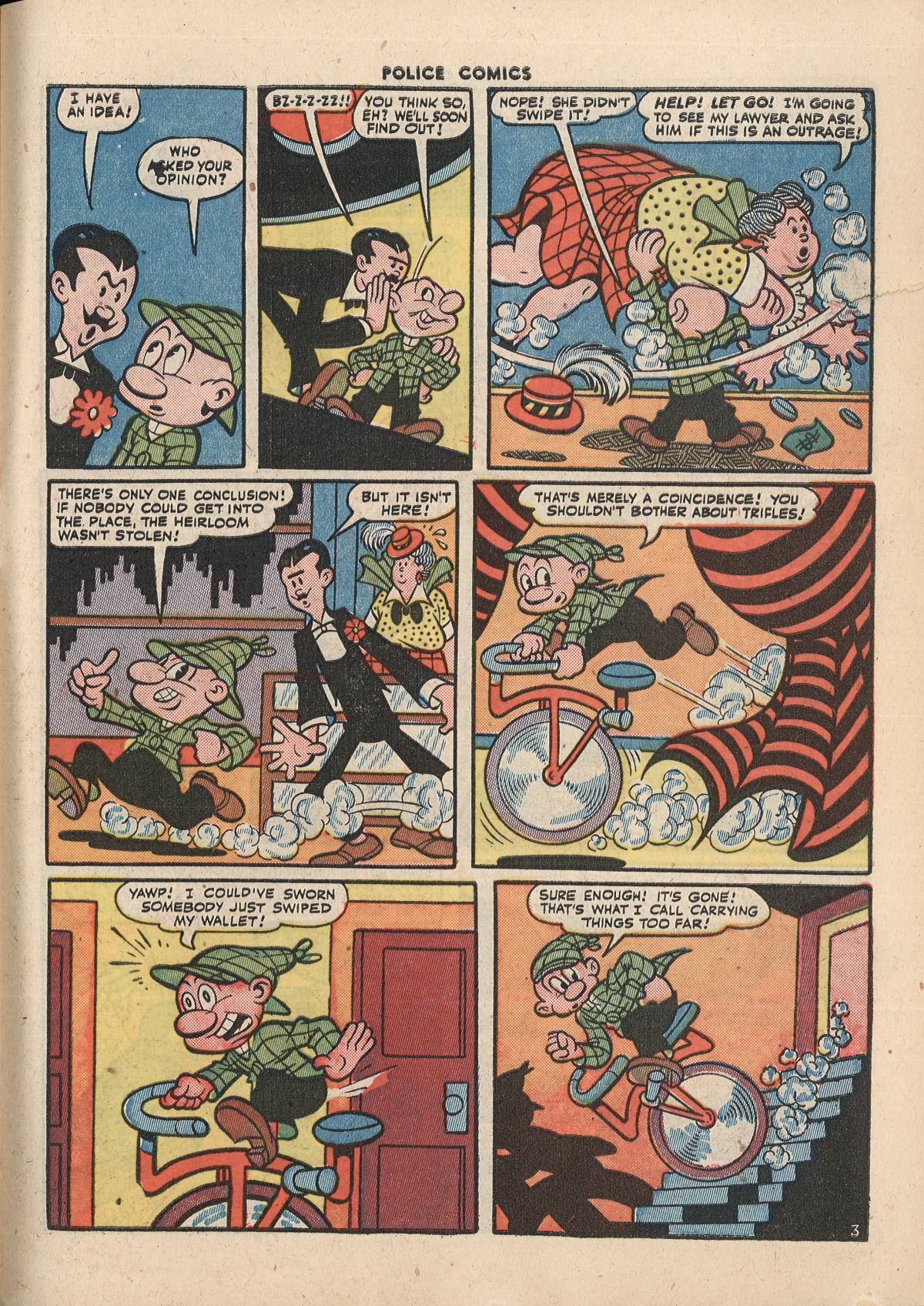 Read online Police Comics comic -  Issue #37 - 47