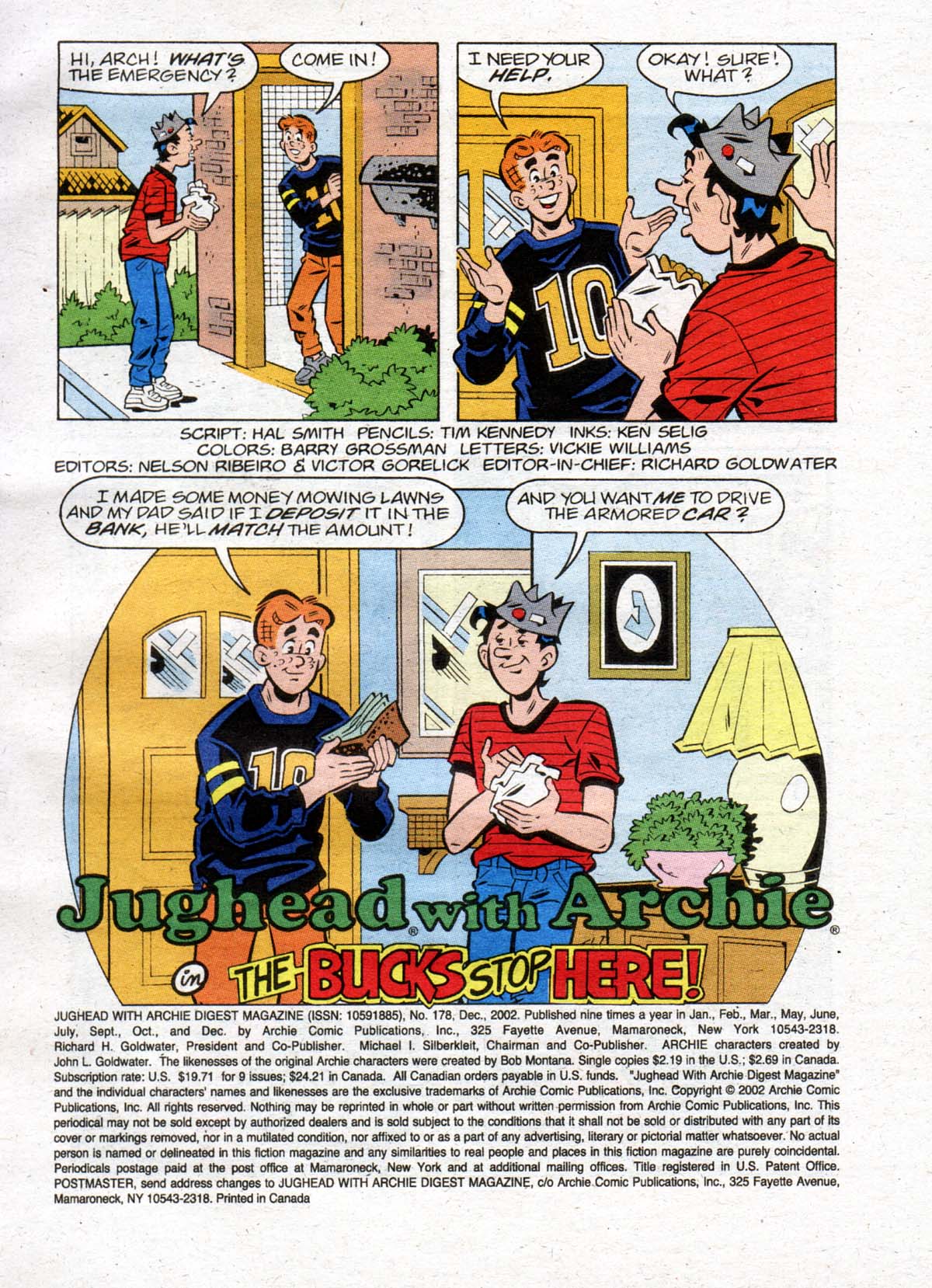 Read online Jughead with Archie Digest Magazine comic -  Issue #178 - 2