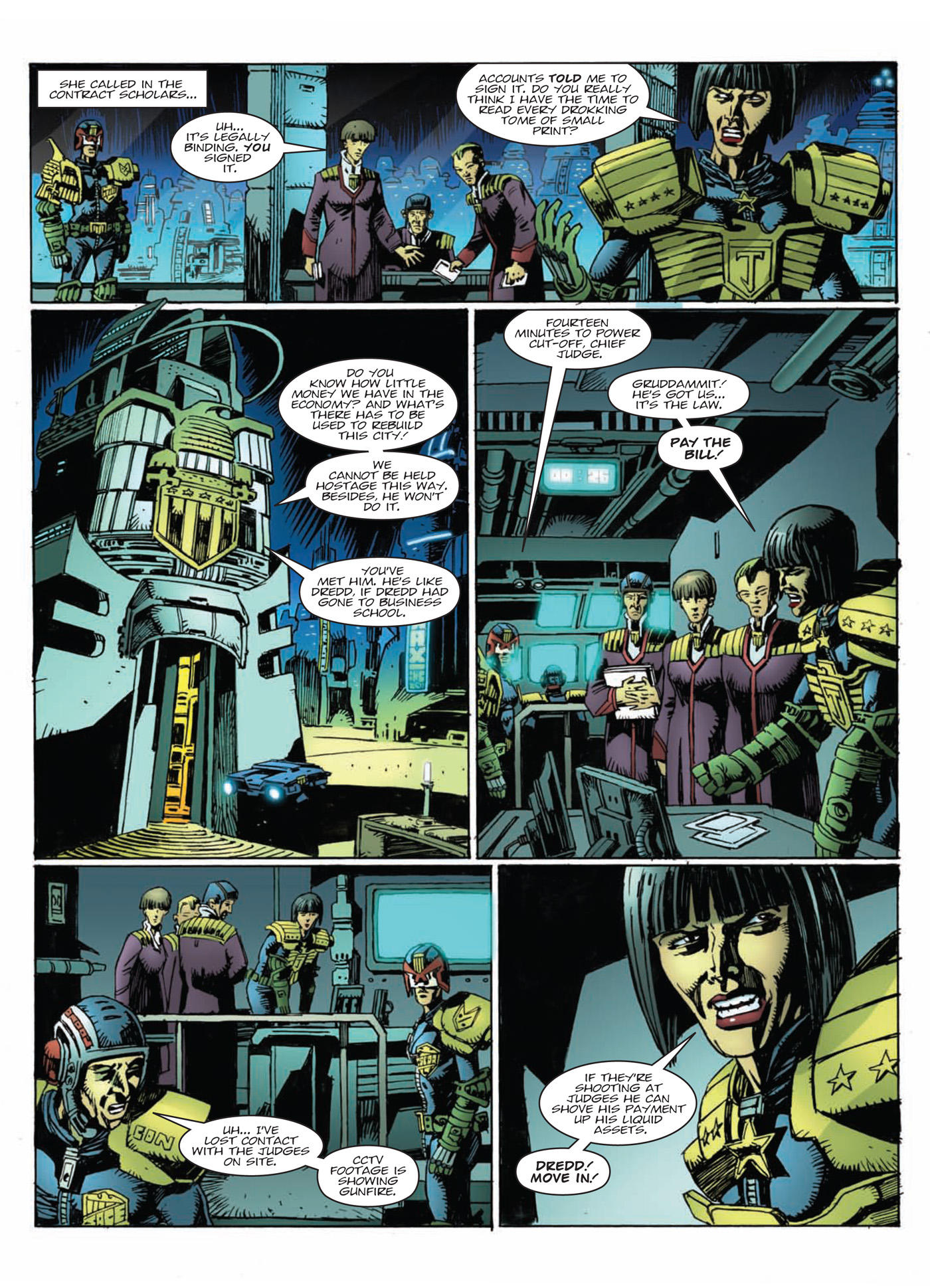 Read online Judge Dredd: Day of Chaos: Fallout comic -  Issue # TPB (Part 2) - 70