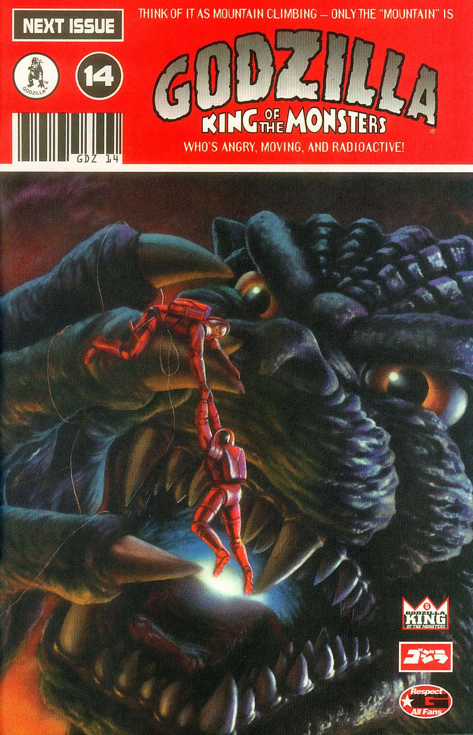 Read online Godzilla (1995) comic -  Issue #13 - 32