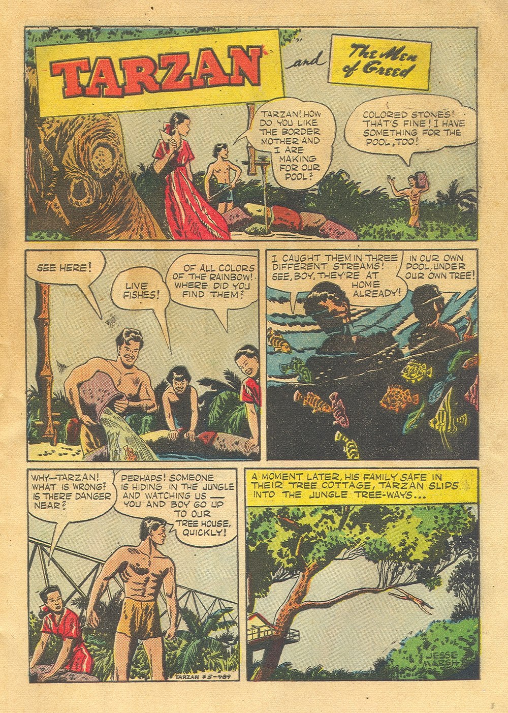 Read online Tarzan (1948) comic -  Issue #5 - 3