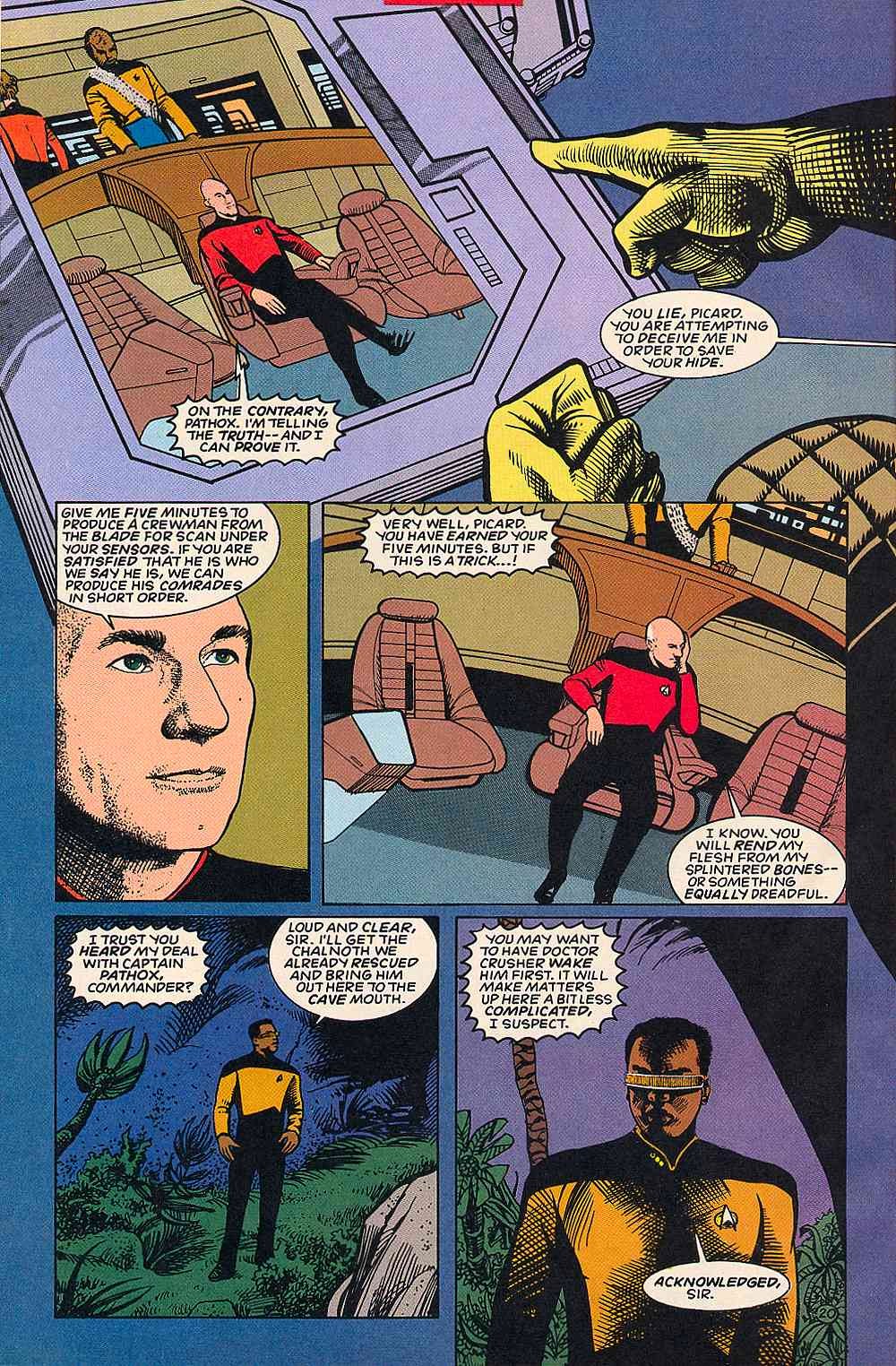 Read online Star Trek: The Next Generation (1989) comic -  Issue #61 - 20