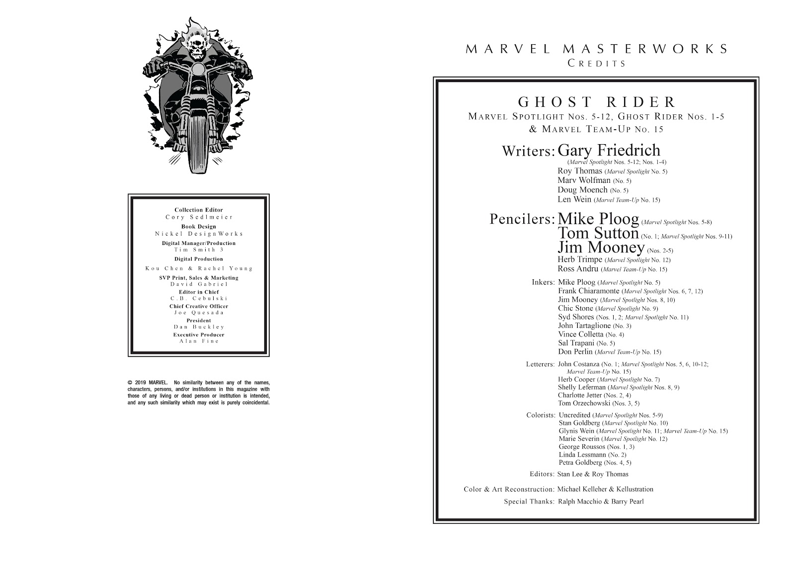 Marvel Masterworks: Ghost Rider issue TPB 1 (Part 1) - Page 3