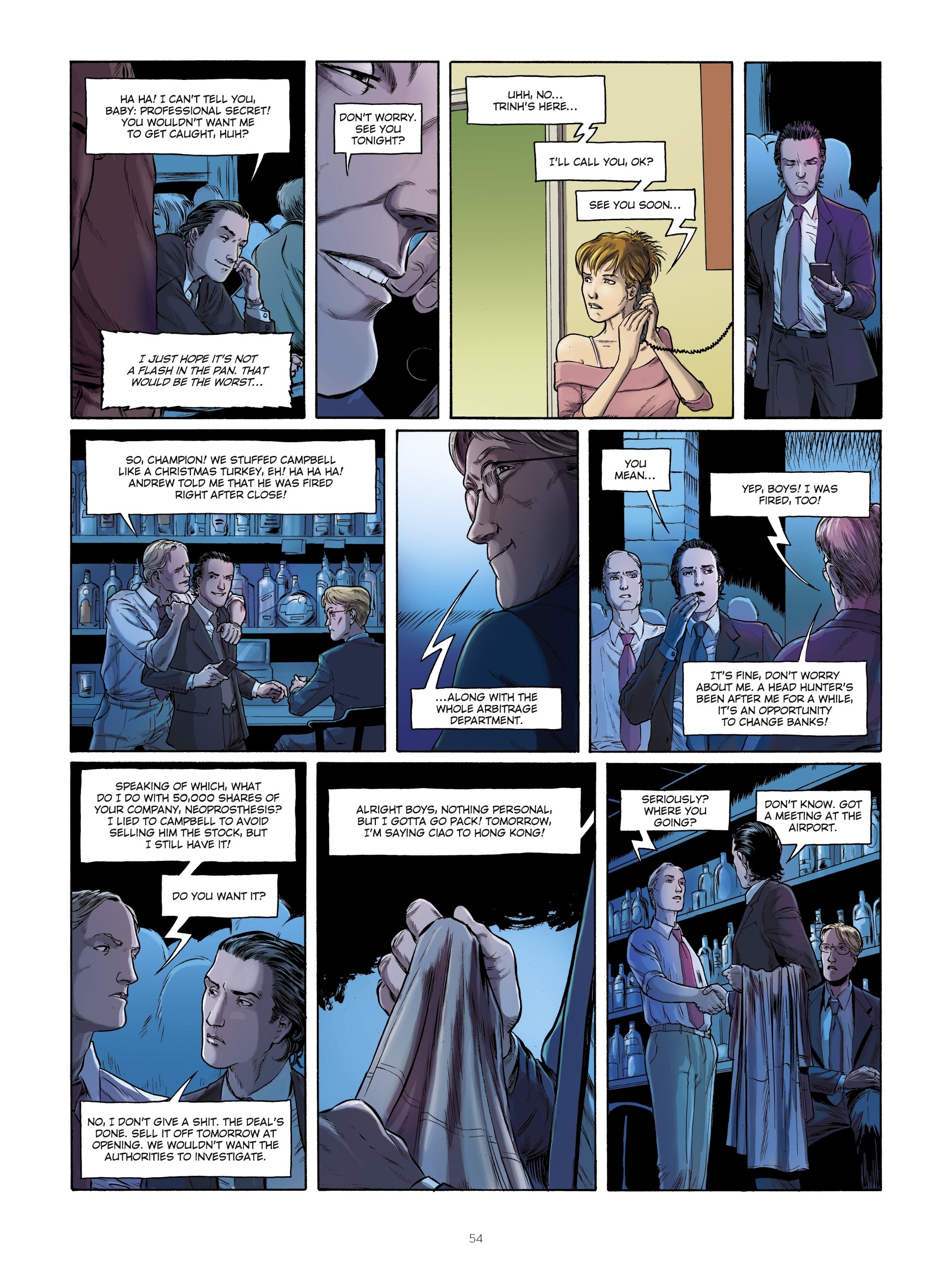 Read online Hedge Fund comic -  Issue #1 - 56
