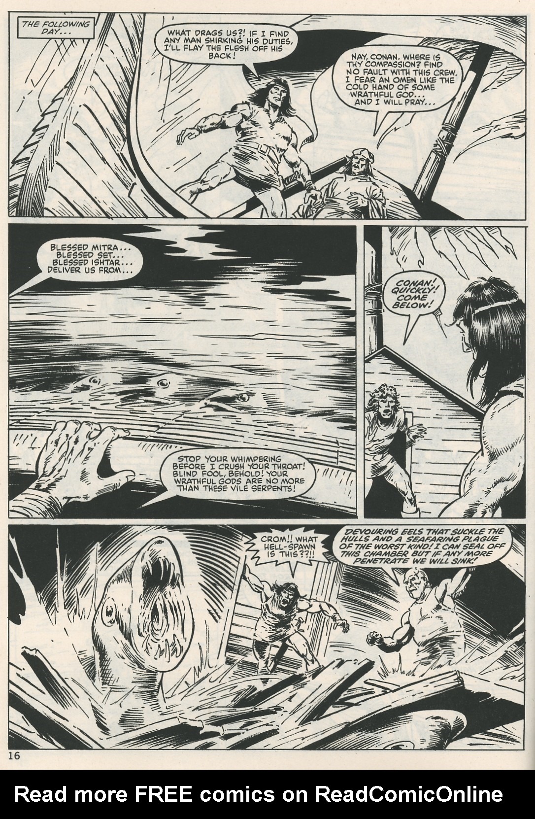 Read online The Savage Sword Of Conan comic -  Issue #115 - 16