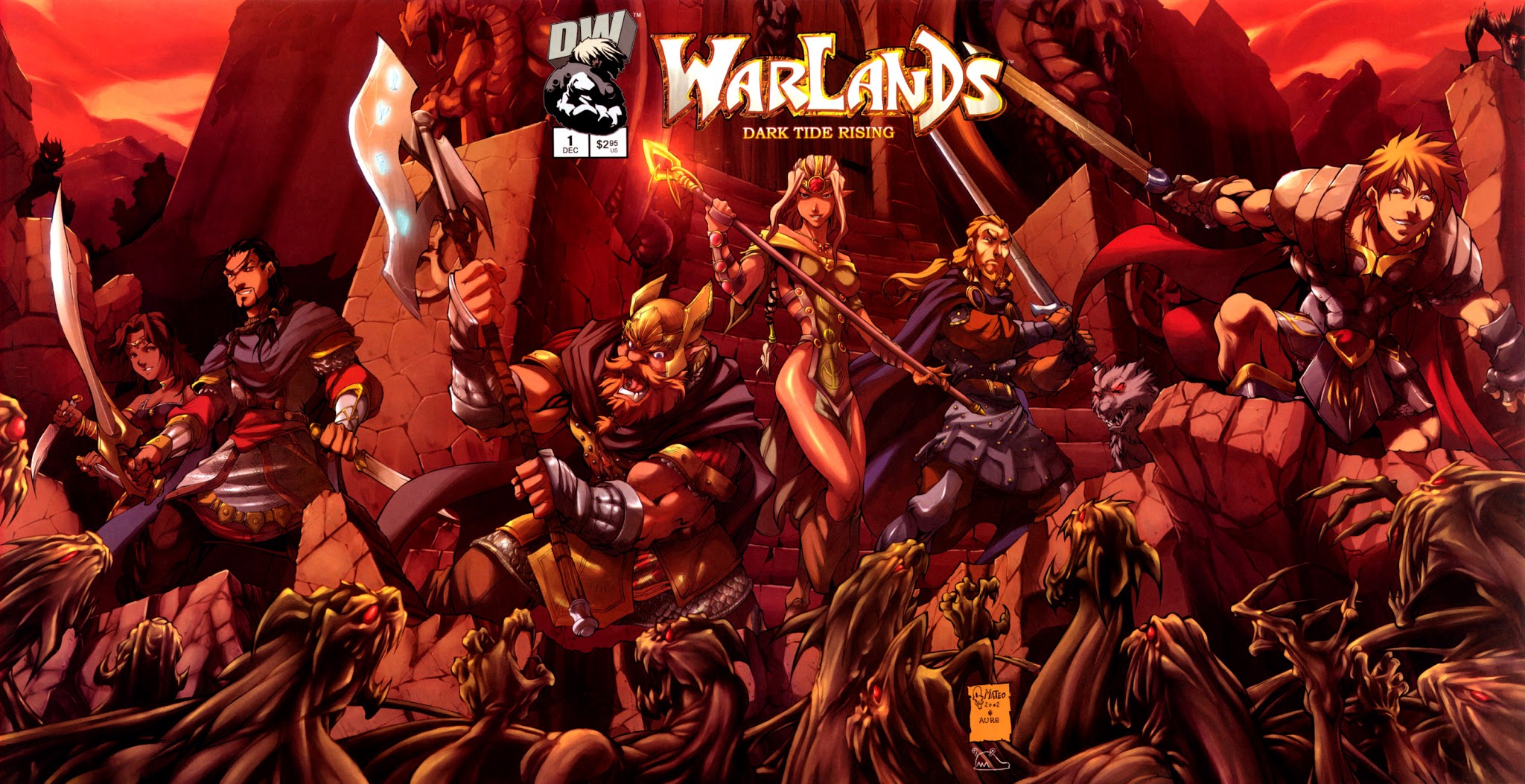Read online Warlands: Dark Tide Rising comic -  Issue #1 - 1