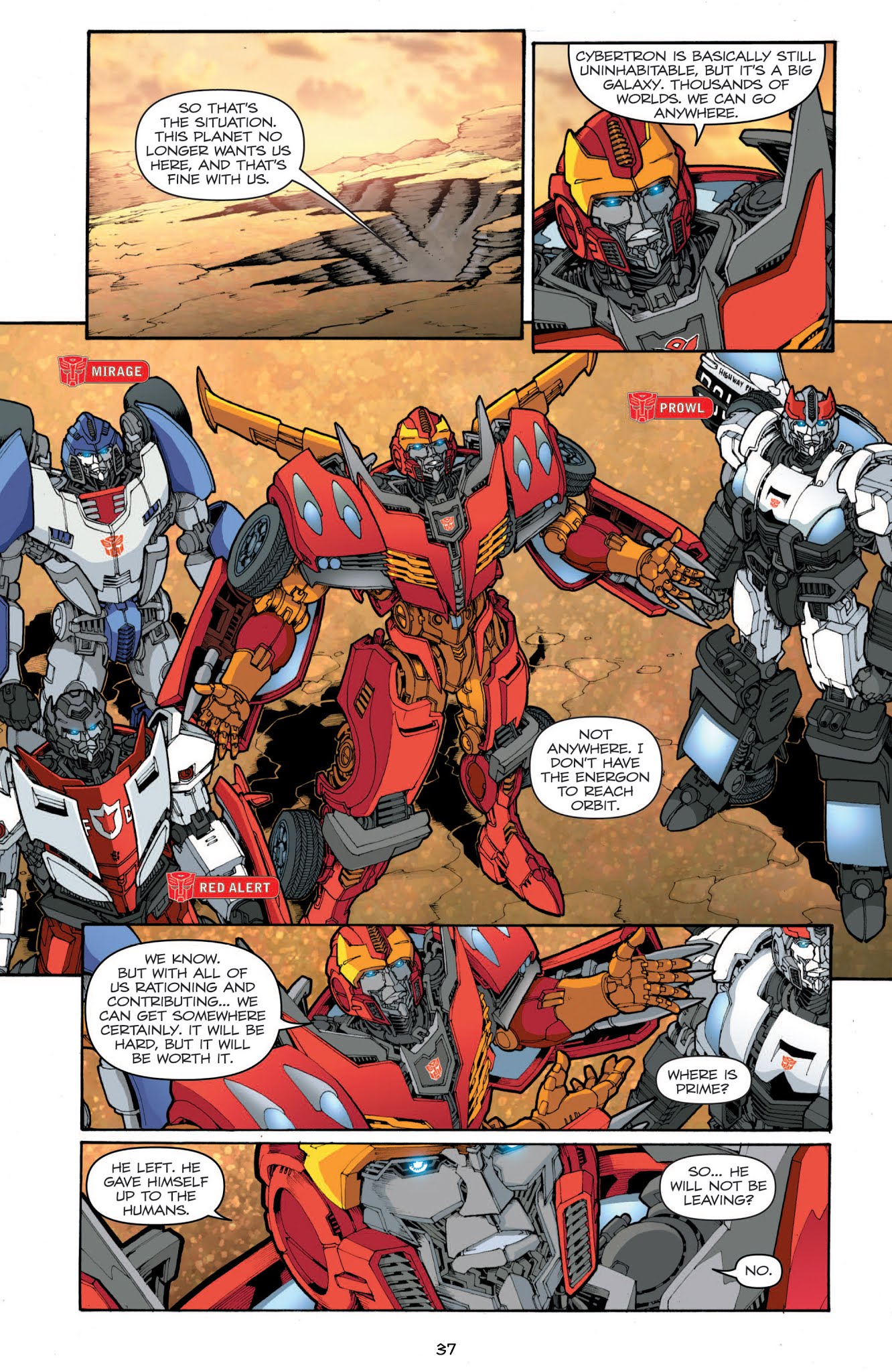 Read online Transformers: The IDW Collection comic -  Issue # TPB 6 (Part 1) - 37
