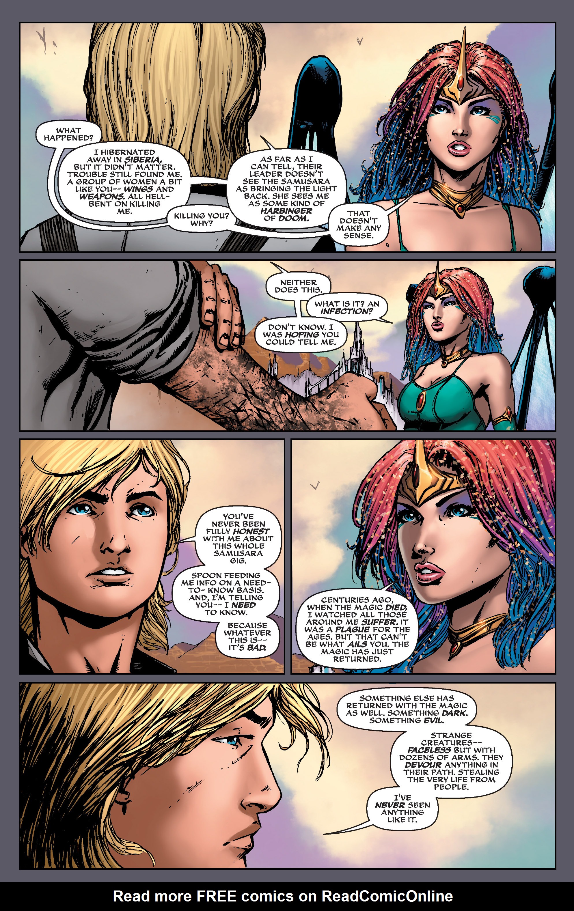 Read online Michael Turner's Soulfire (2011) comic -  Issue #6 - 7