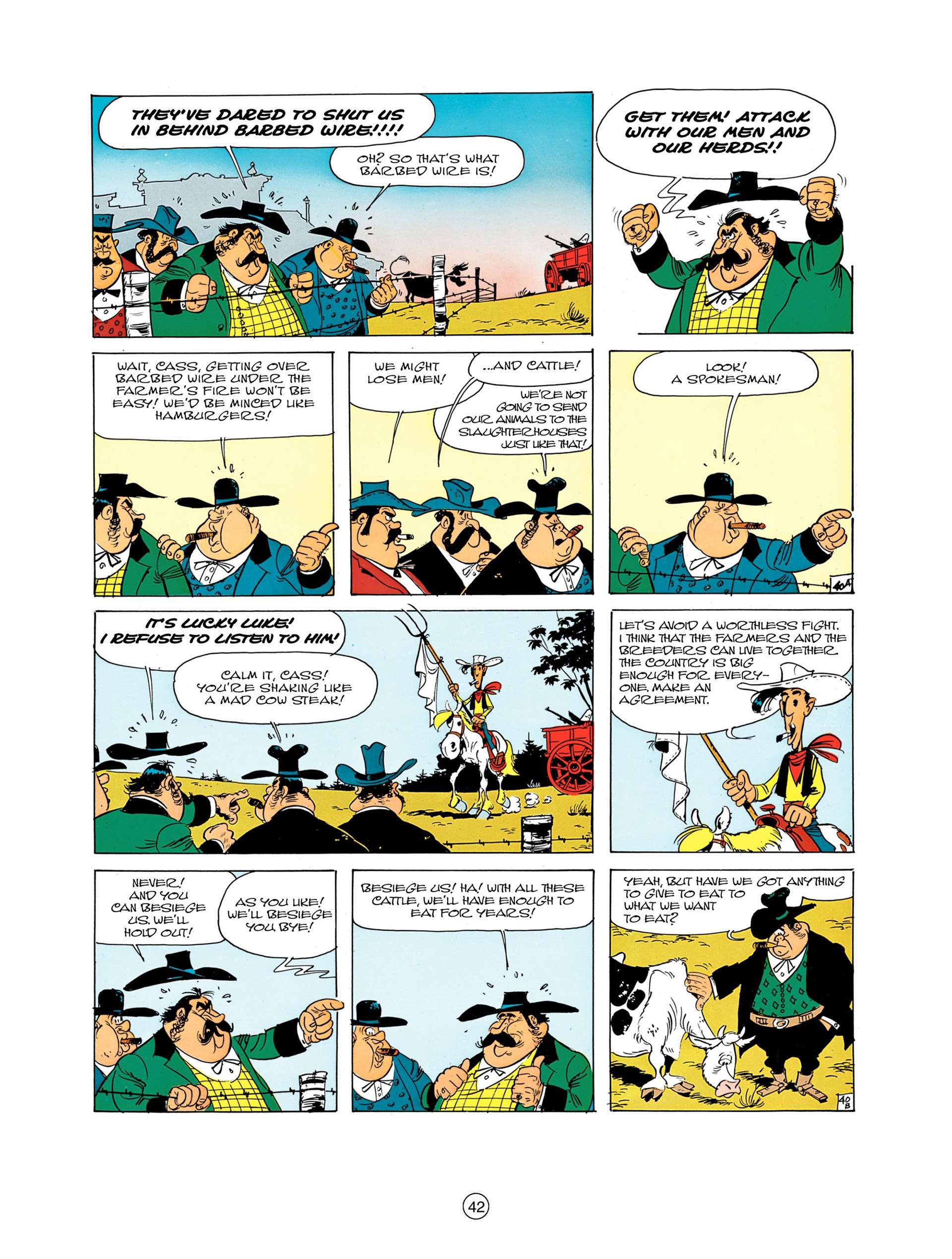 Read online A Lucky Luke Adventure comic -  Issue #7 - 42