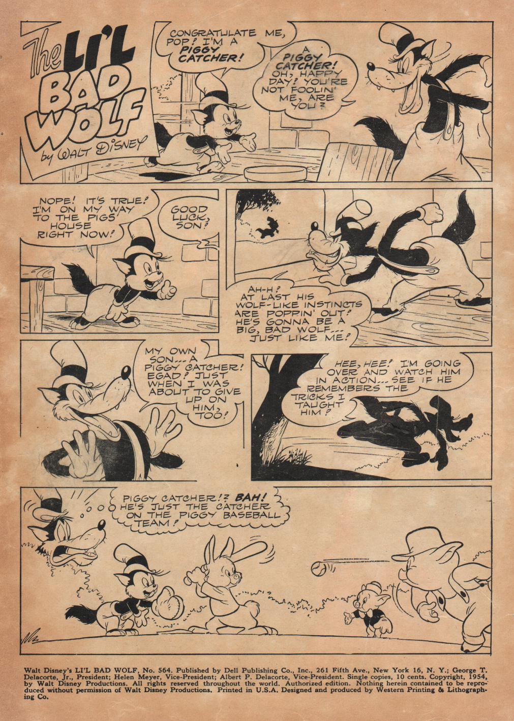 Read online Four Color Comics comic -  Issue #564 - 2