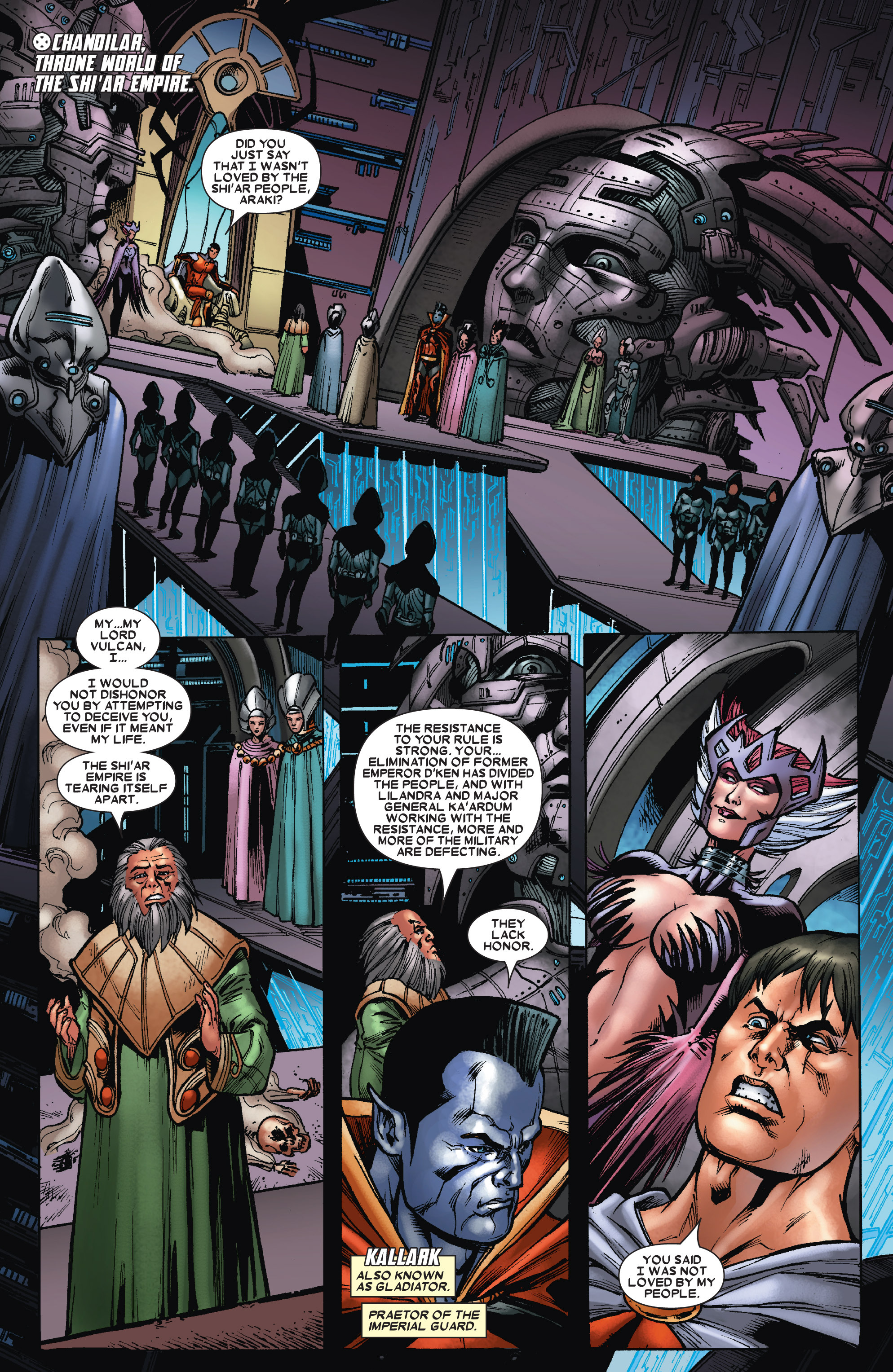 Read online X-Men: Emperor Vulcan comic -  Issue #1 - 9