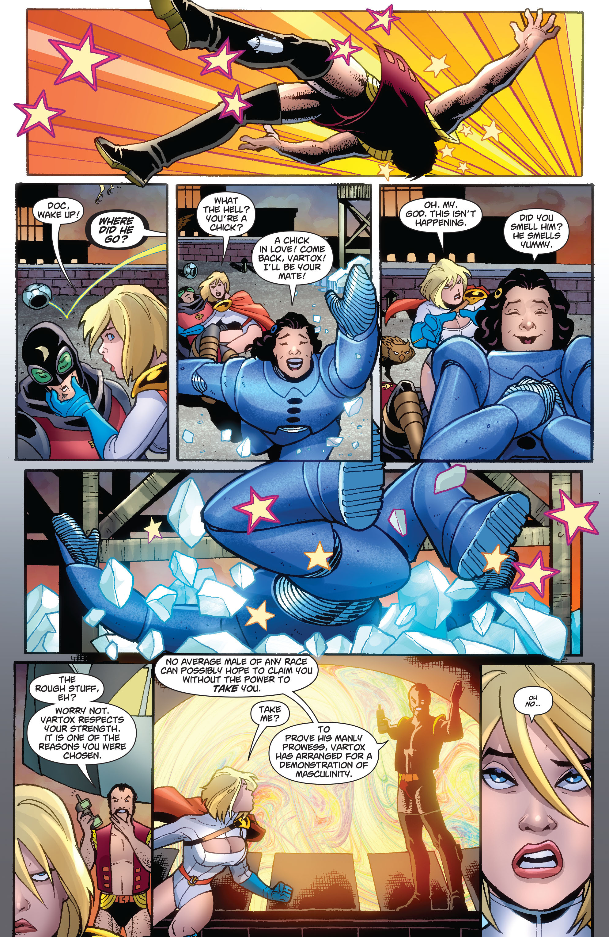 Read online Power Girl (2009) comic -  Issue #7 - 13