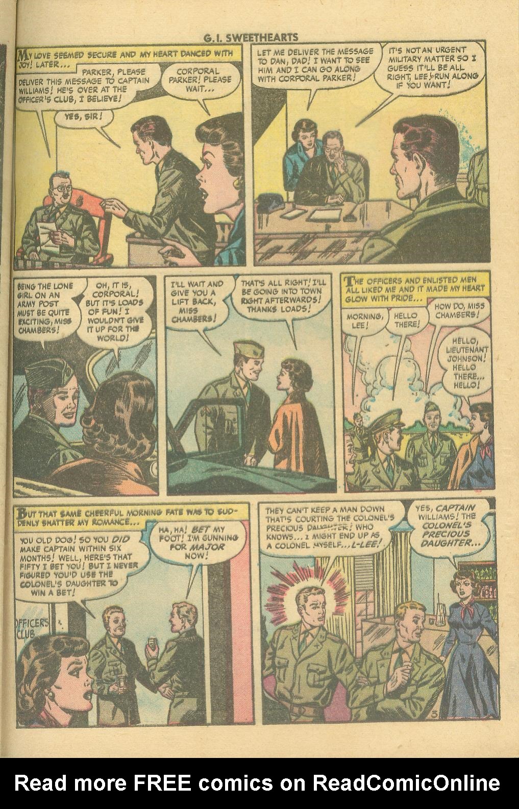 Read online G.I. Sweethearts comic -  Issue #34 - 29