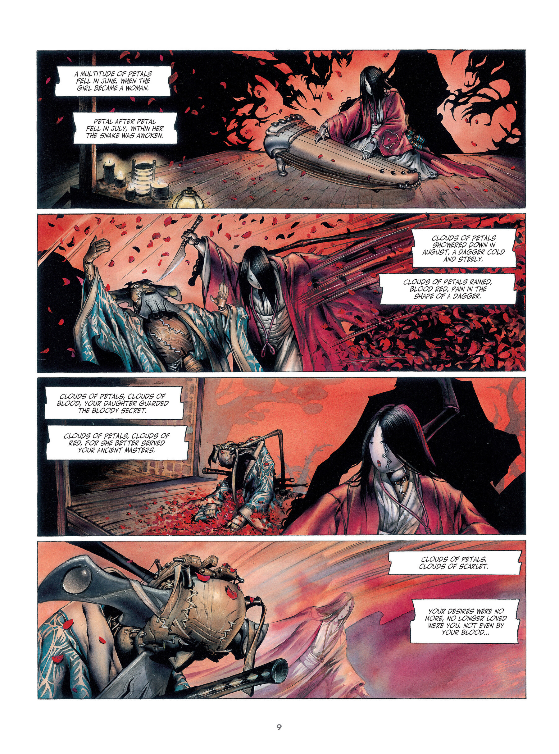 Read online Legends of the Pierced Veil: The Scarlet Blades comic -  Issue # TPB (Part 1) - 9