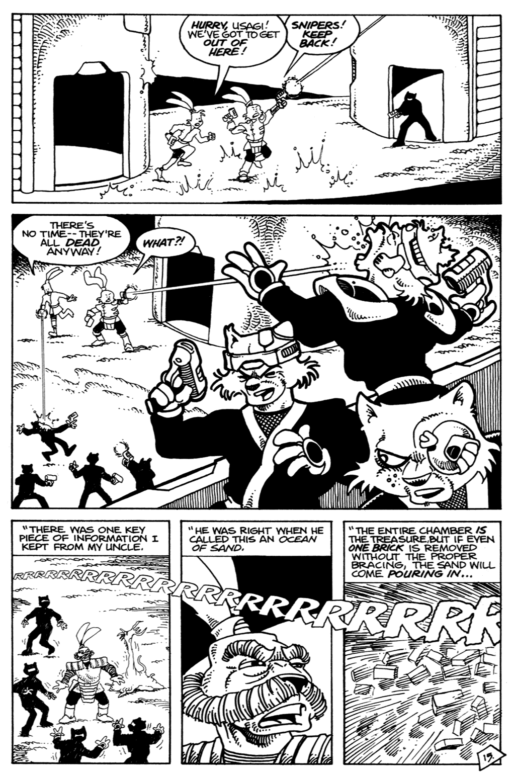 Read online Space Usagi comic -  Issue #3 - 17