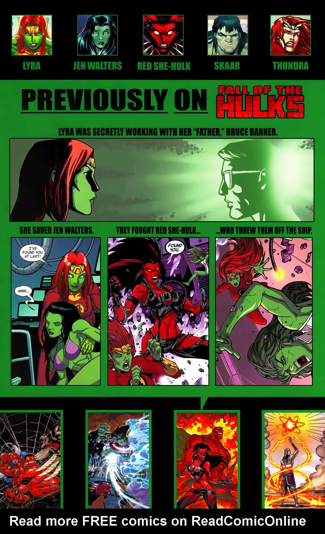 Read online Fall of the Hulks: The Savage She-Hulks comic -  Issue #3 - 3