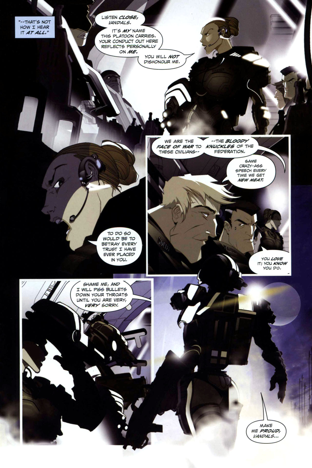 Read online Starship Troopers (2007) comic -  Issue #5 - 5