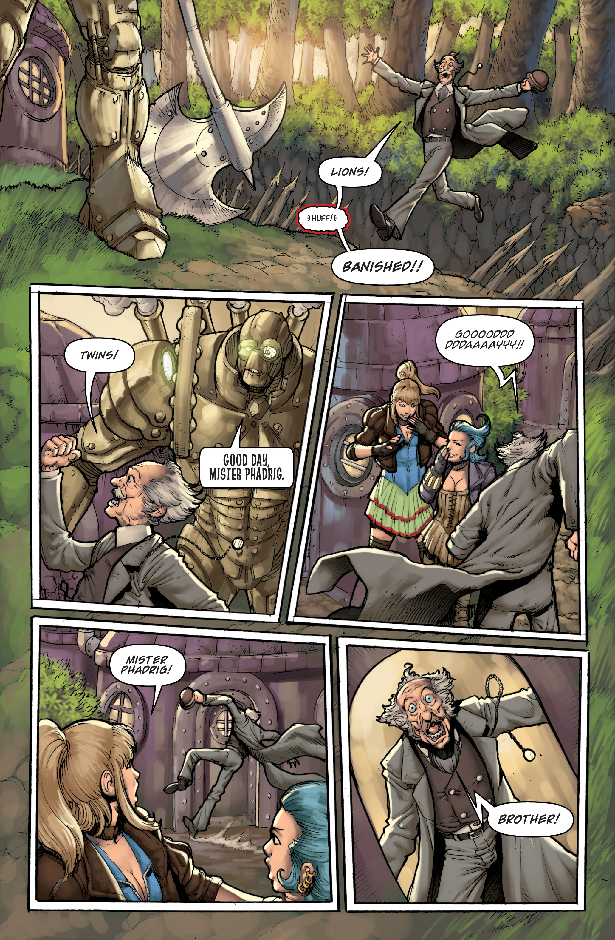 Read online The Steam Engines of Oz: The Geared Leviathan comic -  Issue #1 - 8