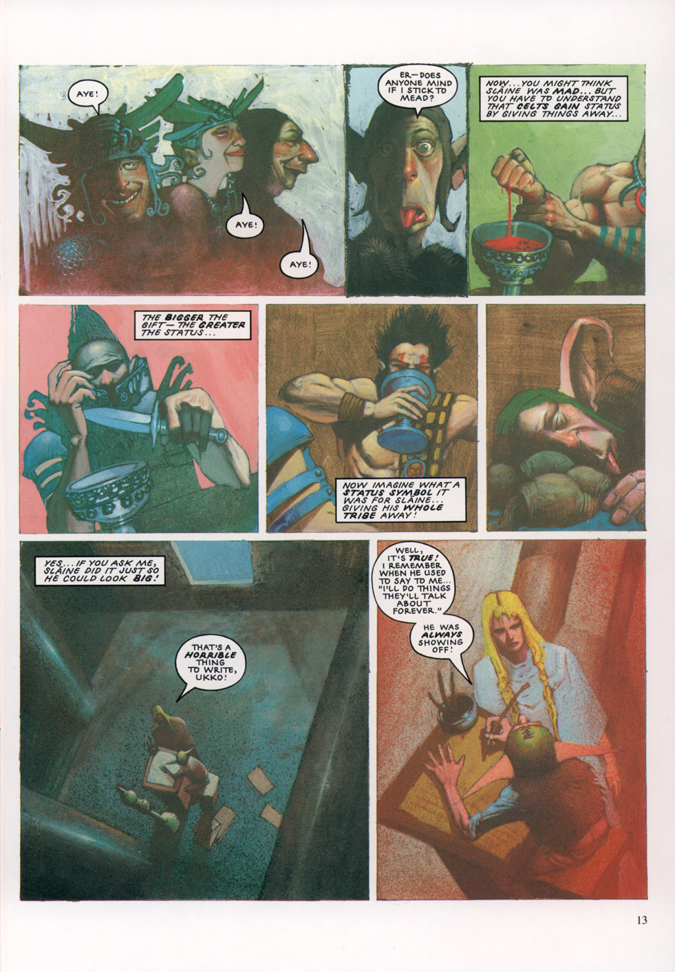 Read online Slaine: The Horned God (1993) comic -  Issue #3 - 14