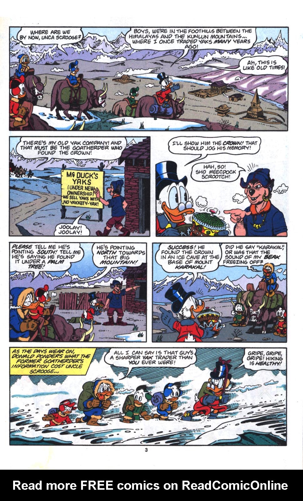 Read online Uncle Scrooge (1953) comic -  Issue #261 - 4