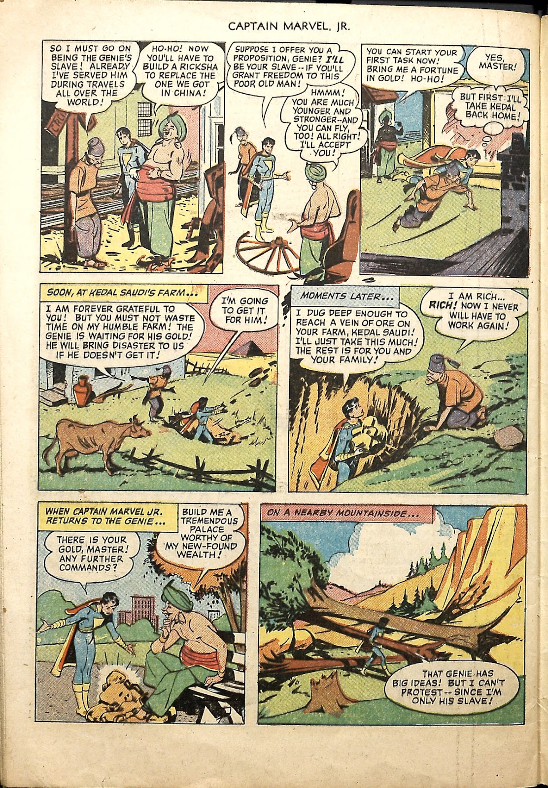 Read Online Captain Marvel Jr Comic Issue 102