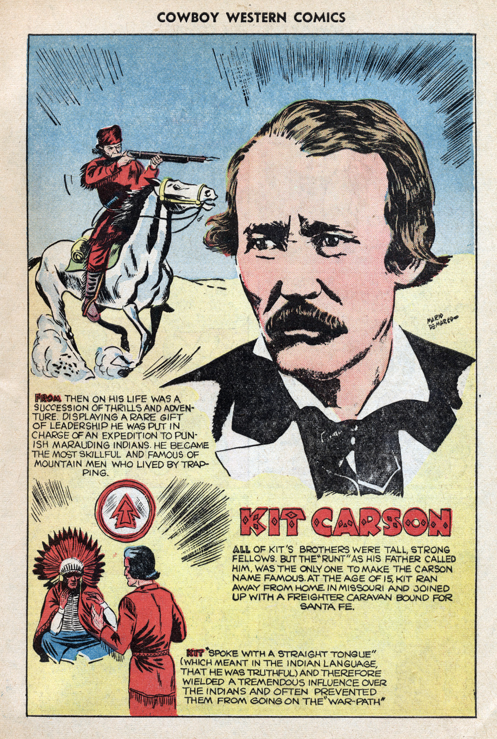 Read online Cowboy Western Comics (1948) comic -  Issue #25 - 33