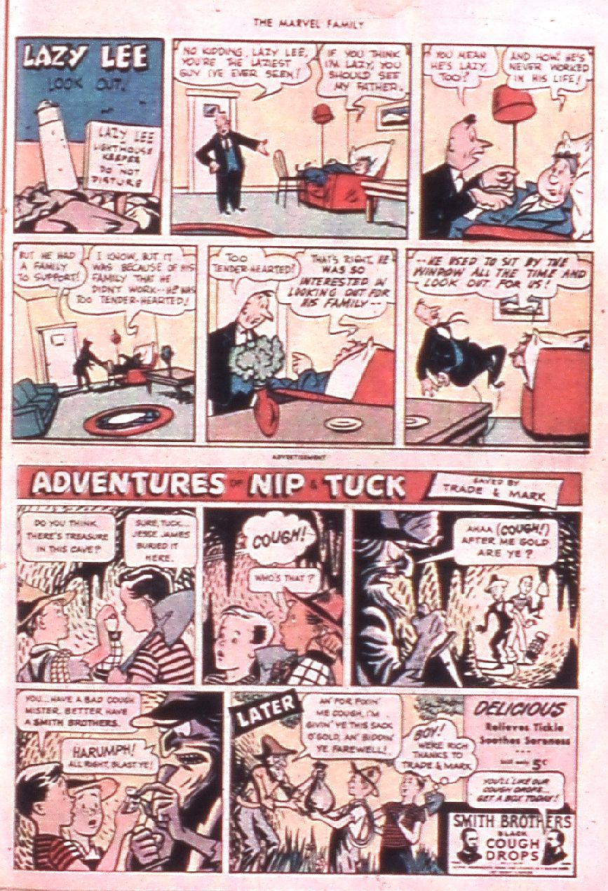Read online The Marvel Family comic -  Issue #31 - 33