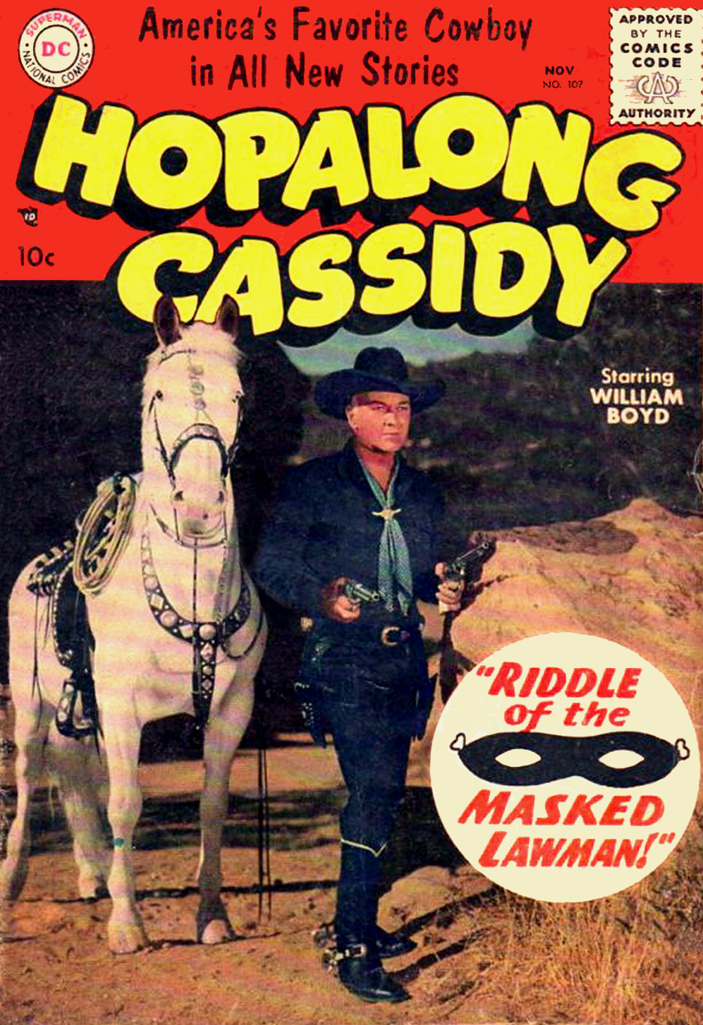 Read online Hopalong Cassidy comic -  Issue #107 - 1