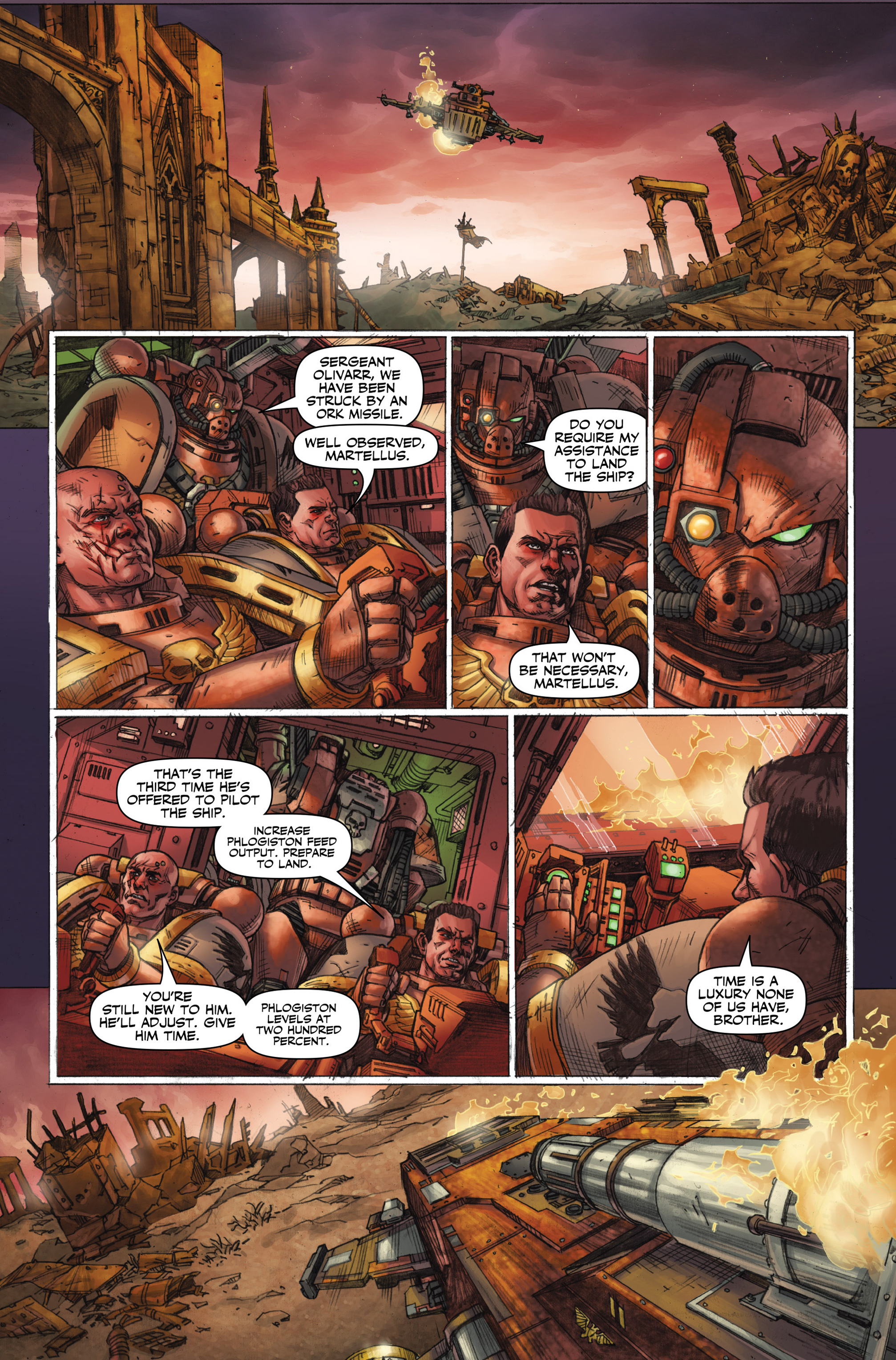 Read online Warhammer 40,000: Dawn of War comic -  Issue #1 - 14