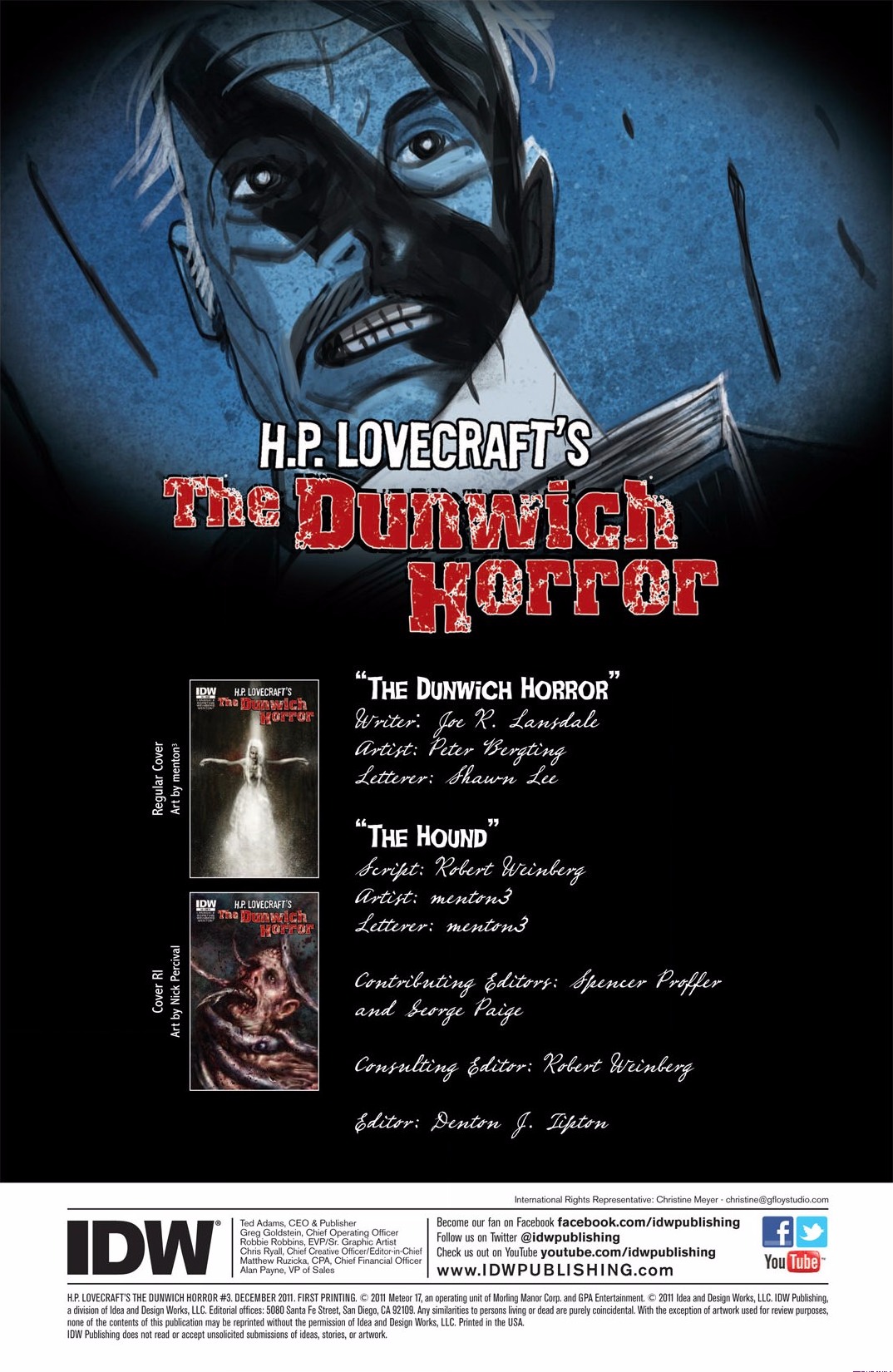 Read online H.P. Lovecraft's The Dunwich Horror comic -  Issue #3 - 3