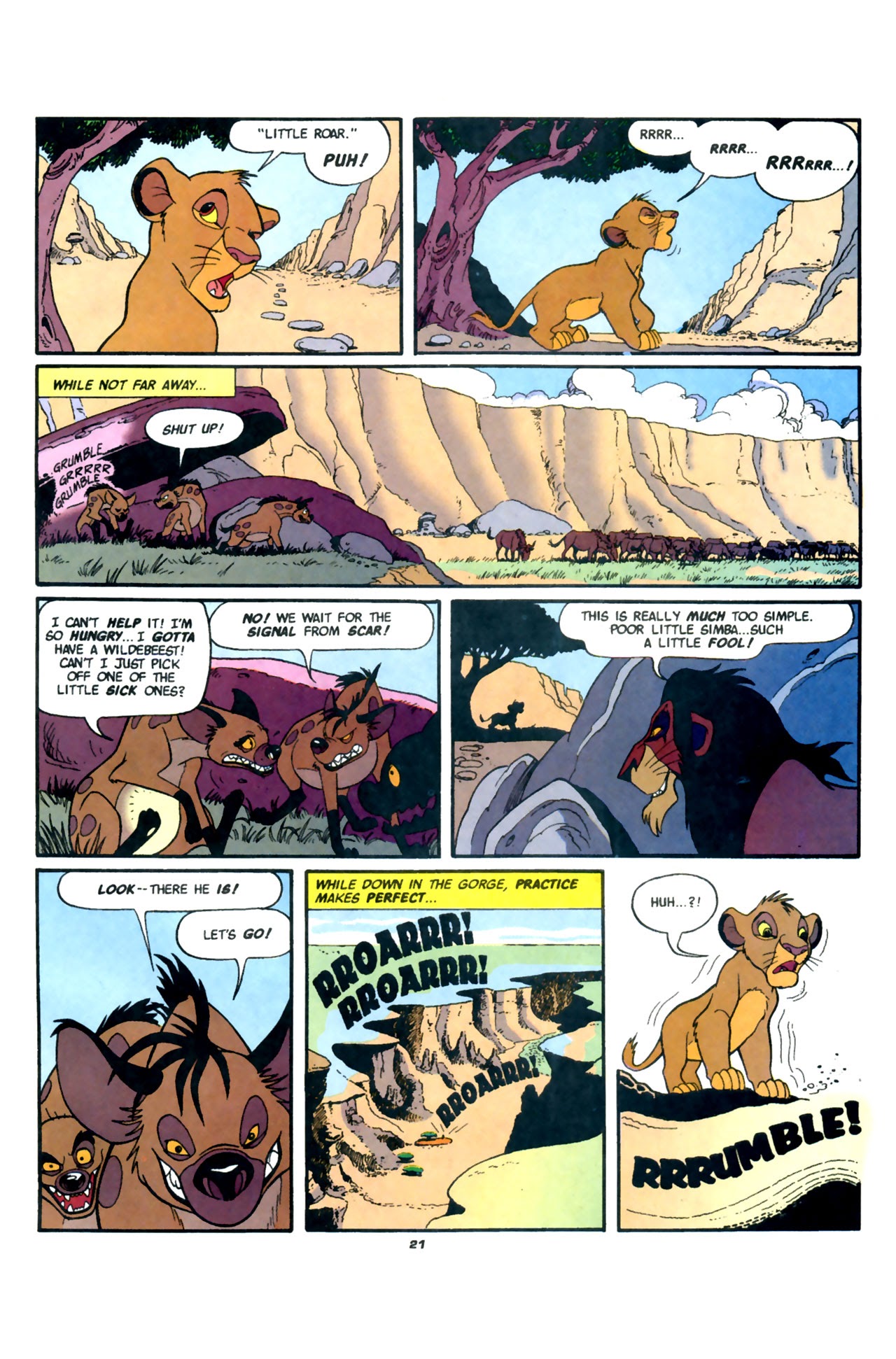 Read online Disney's The Lion King comic -  Issue #1 - 23