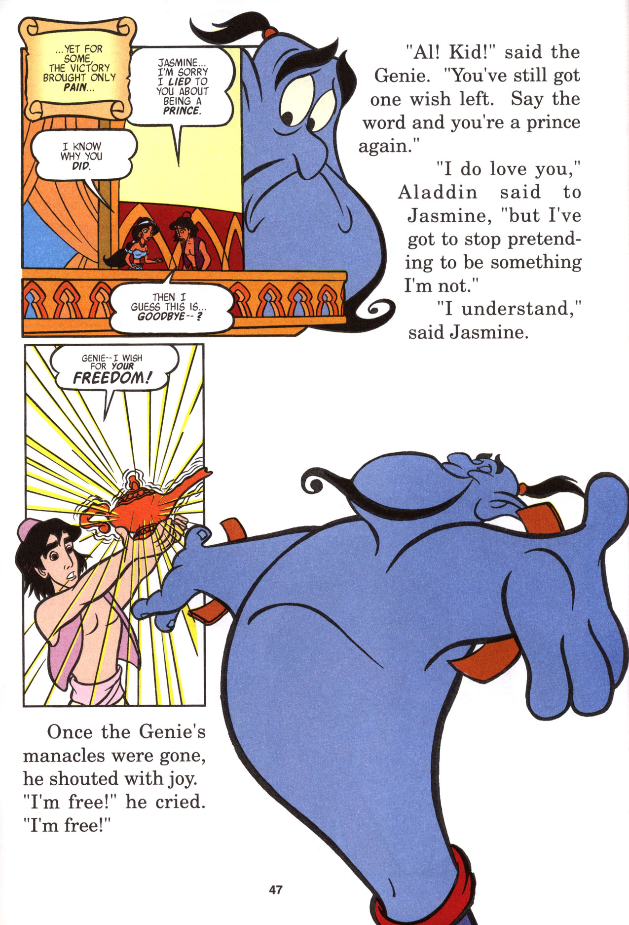 Read online Disney's Junior Graphic Novel Aladdin comic -  Issue # Full - 49
