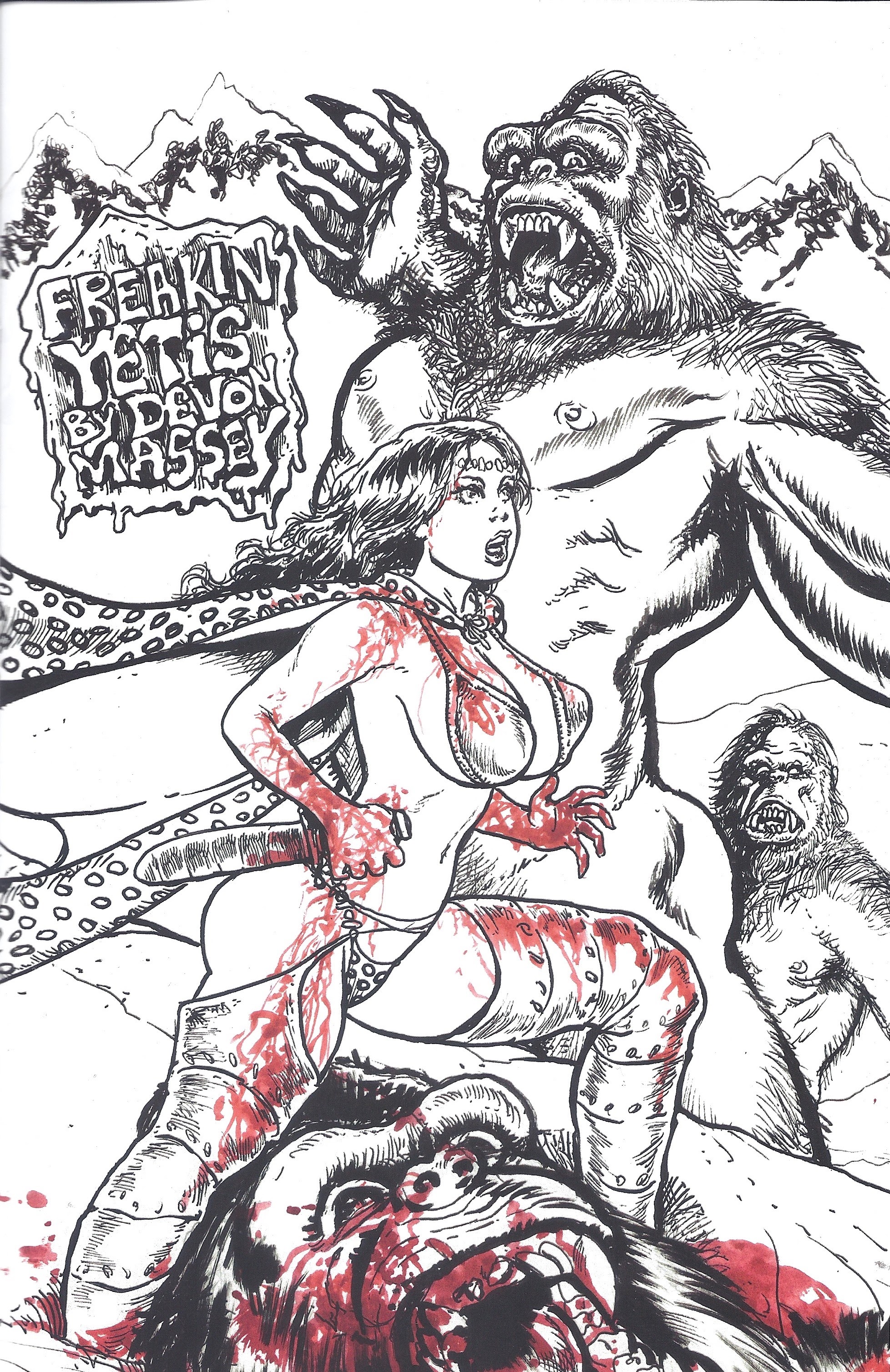 Read online Cavewoman: Freakin' Yetis comic -  Issue # Full - 11
