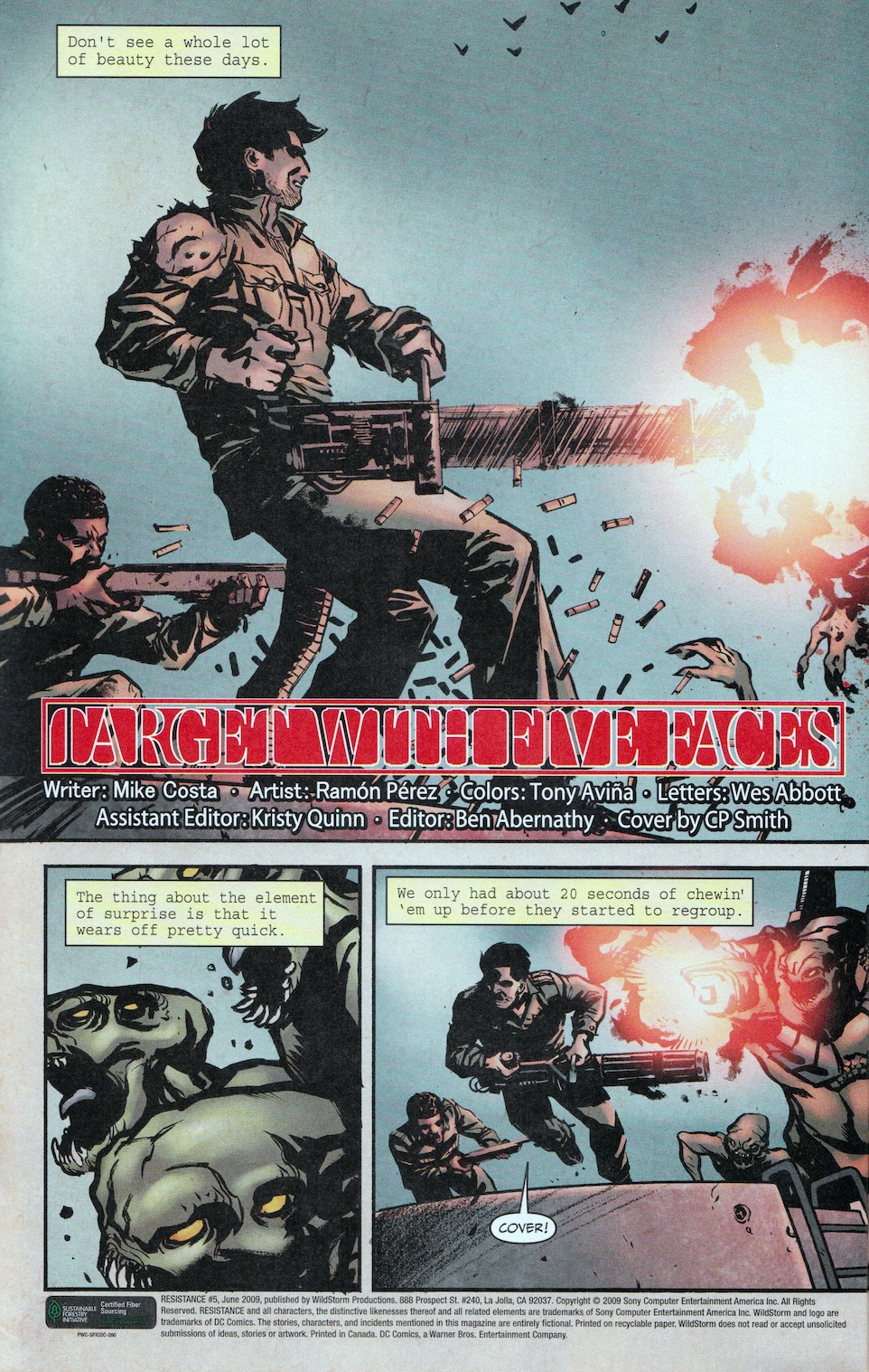 Read online Resistance comic -  Issue #5 - 3