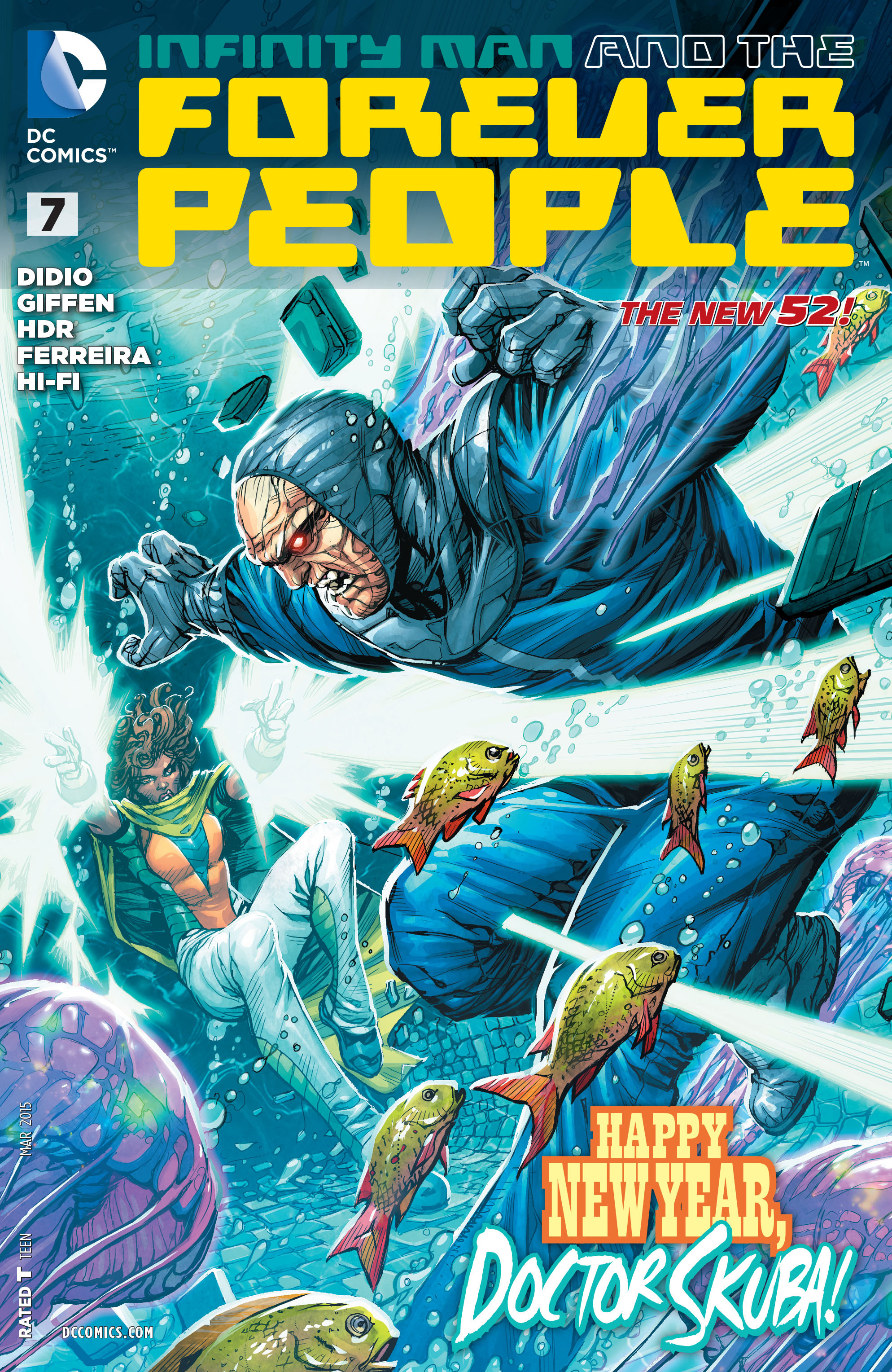 Read online Infinity Man and the Forever People comic -  Issue #7 - 1