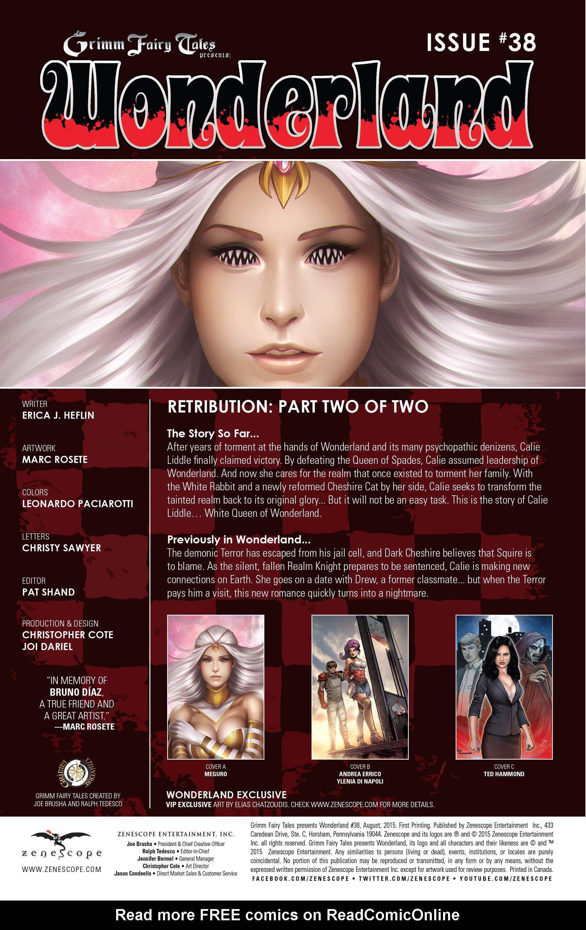 Read online Grimm Fairy Tales presents Wonderland comic -  Issue #38 - 2